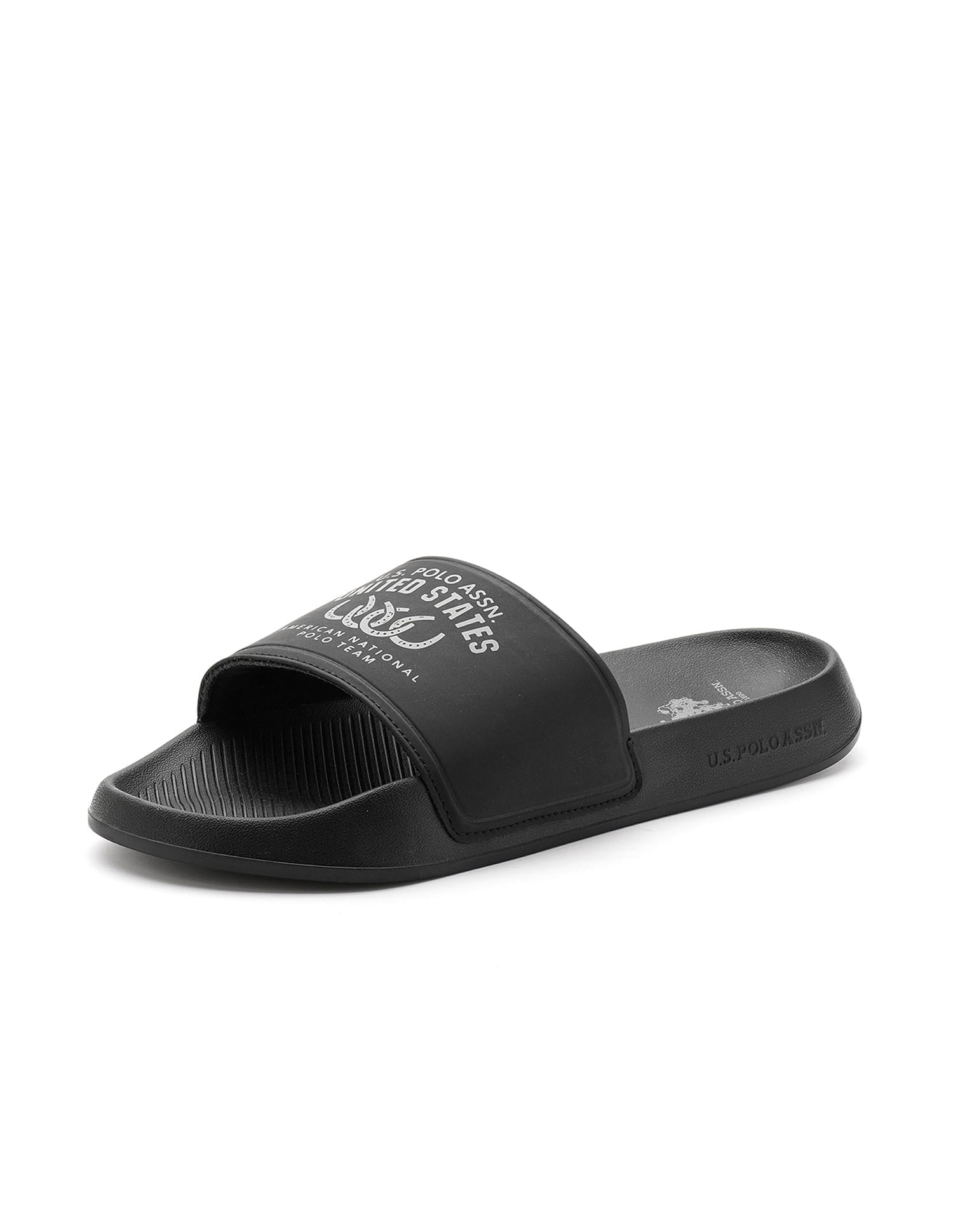 Men Toni Sliders Black - U.S. Polo Assn. India | Large