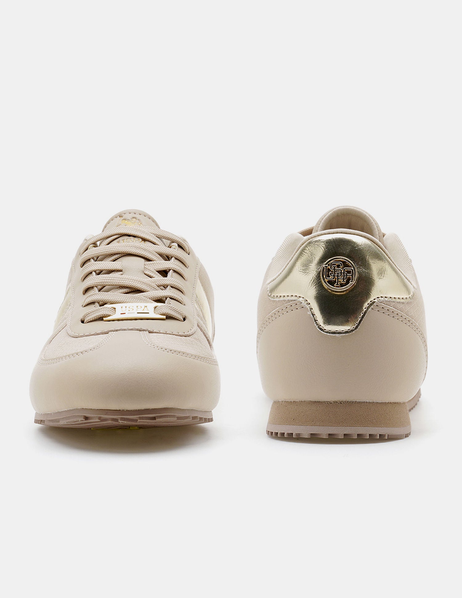 Women Round Toe Nemsy 2.0 Sneakers Beige - U.S. Polo Assn. India | Large
