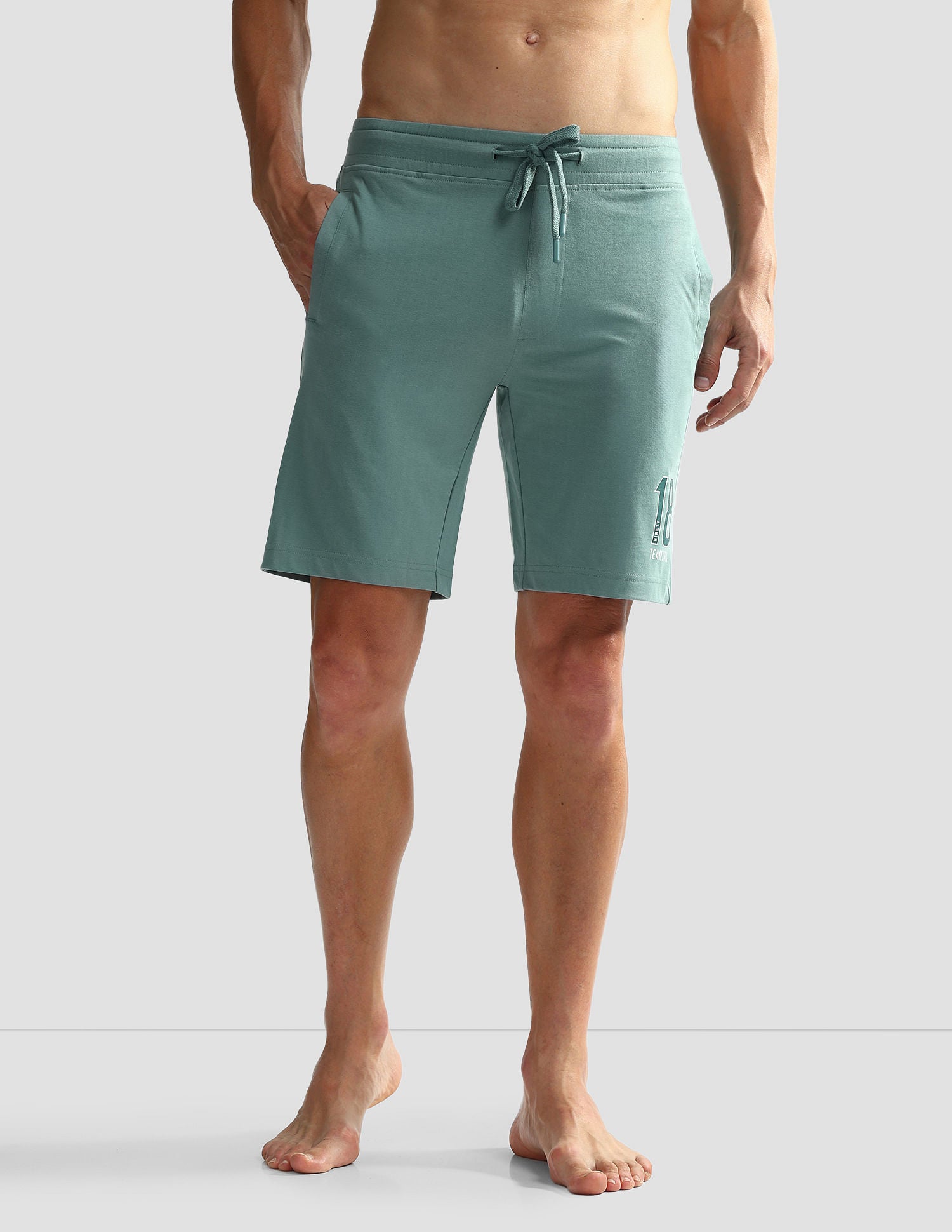 Solid Logo IYAQ Knit Shorts - Pack Of 1 Oil Blue - U.S. POLO ASSN. | Large