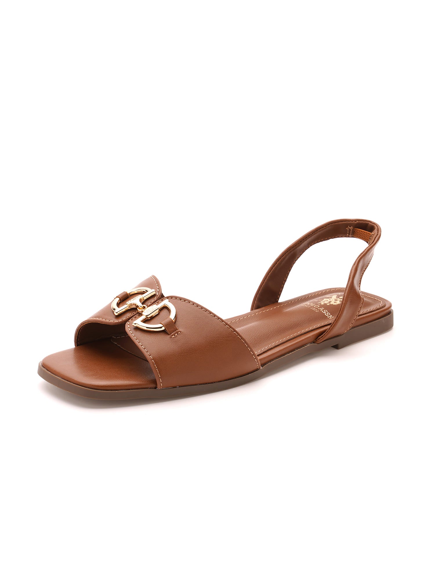 Vamp Strap Chiara Sandals Tan - U.S. Polo Assn. India | Large