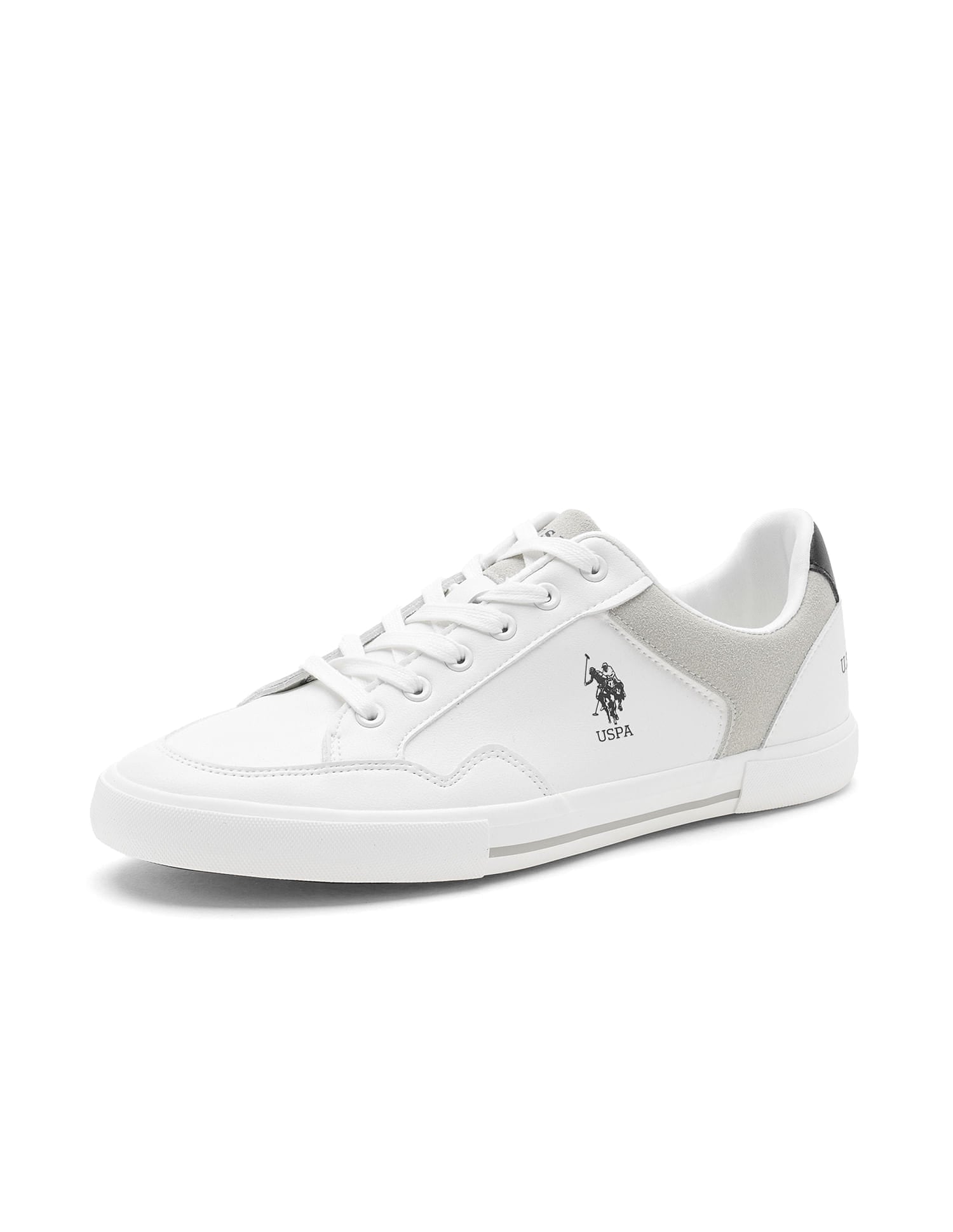 Men Hampton 4.0 Colourblocked Sneakers White - U.S. Polo Assn. India | Large