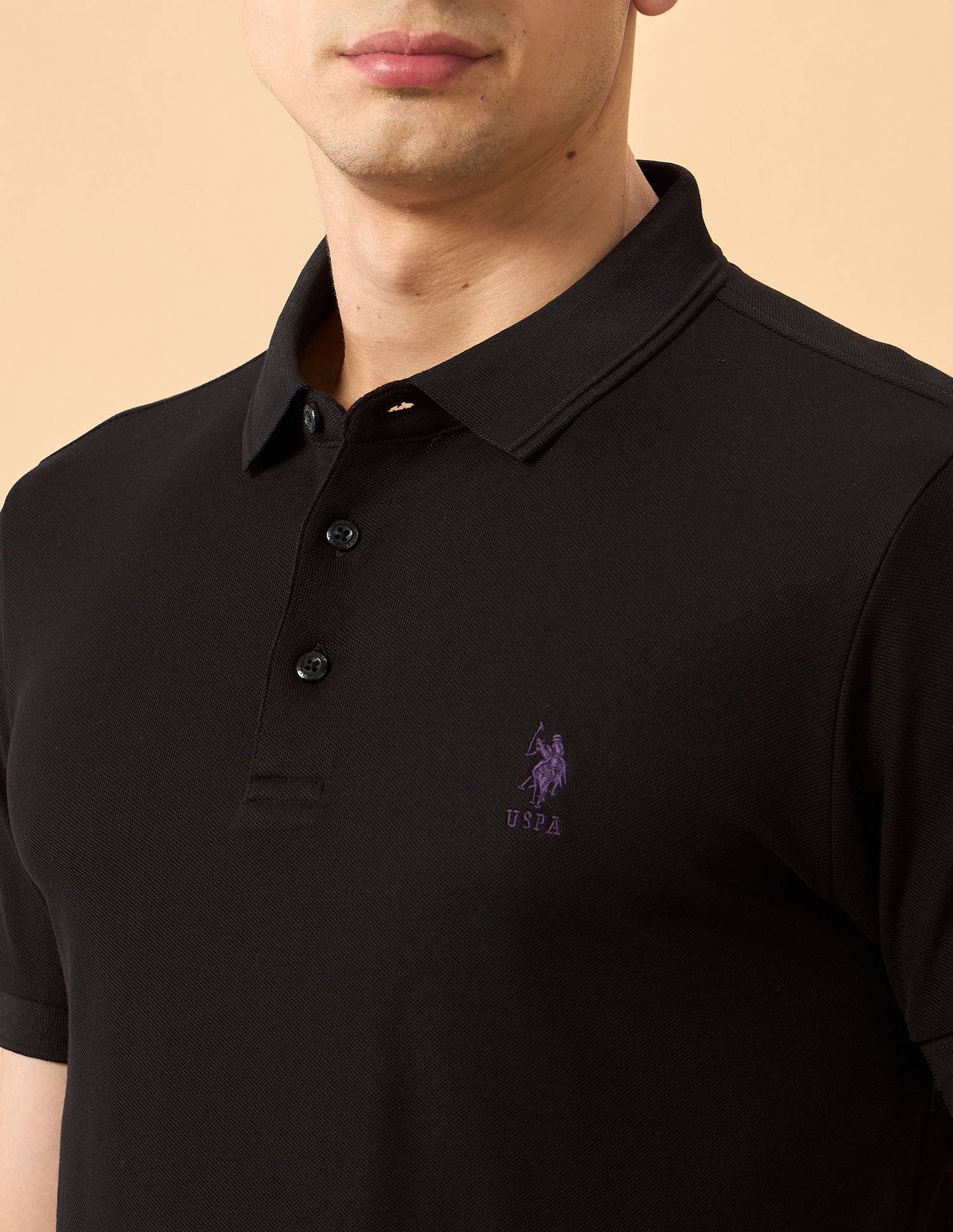 Pacho X Regular Fit Polo Shirt Black - U.S. POLO ASSN. | Large