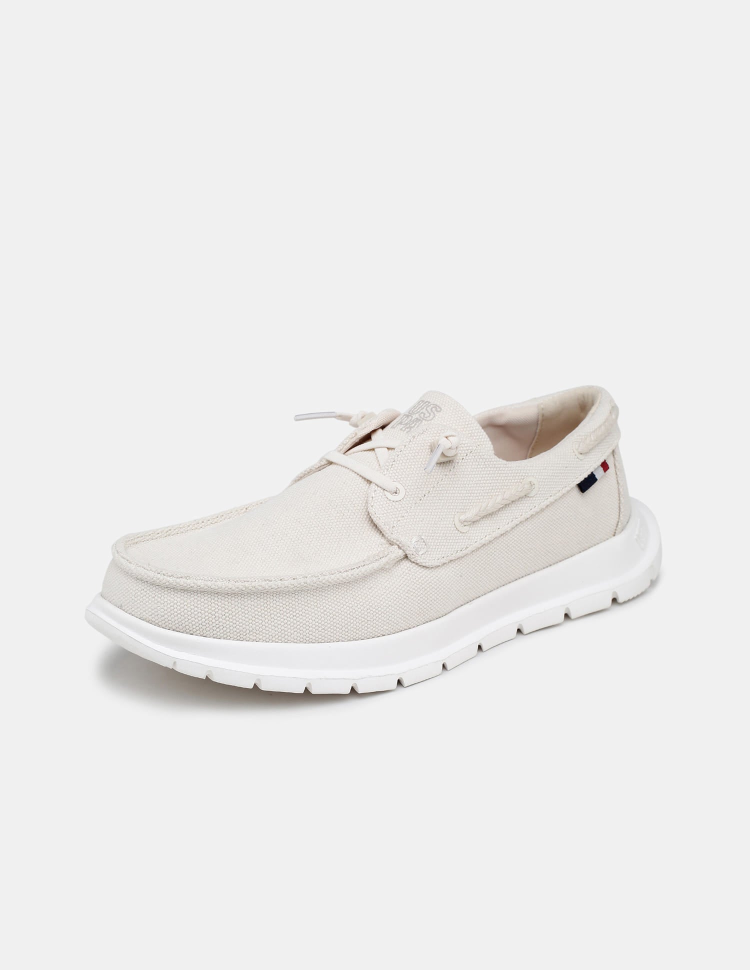 Round Toe Slip Ons Ashton Sneakers Beige - U.S. Polo Assn. India | Large
