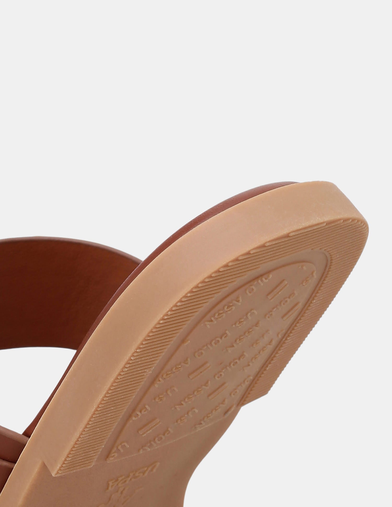 Women Relien One Toe Sandals Tan - U.S. Polo Assn. India | Large