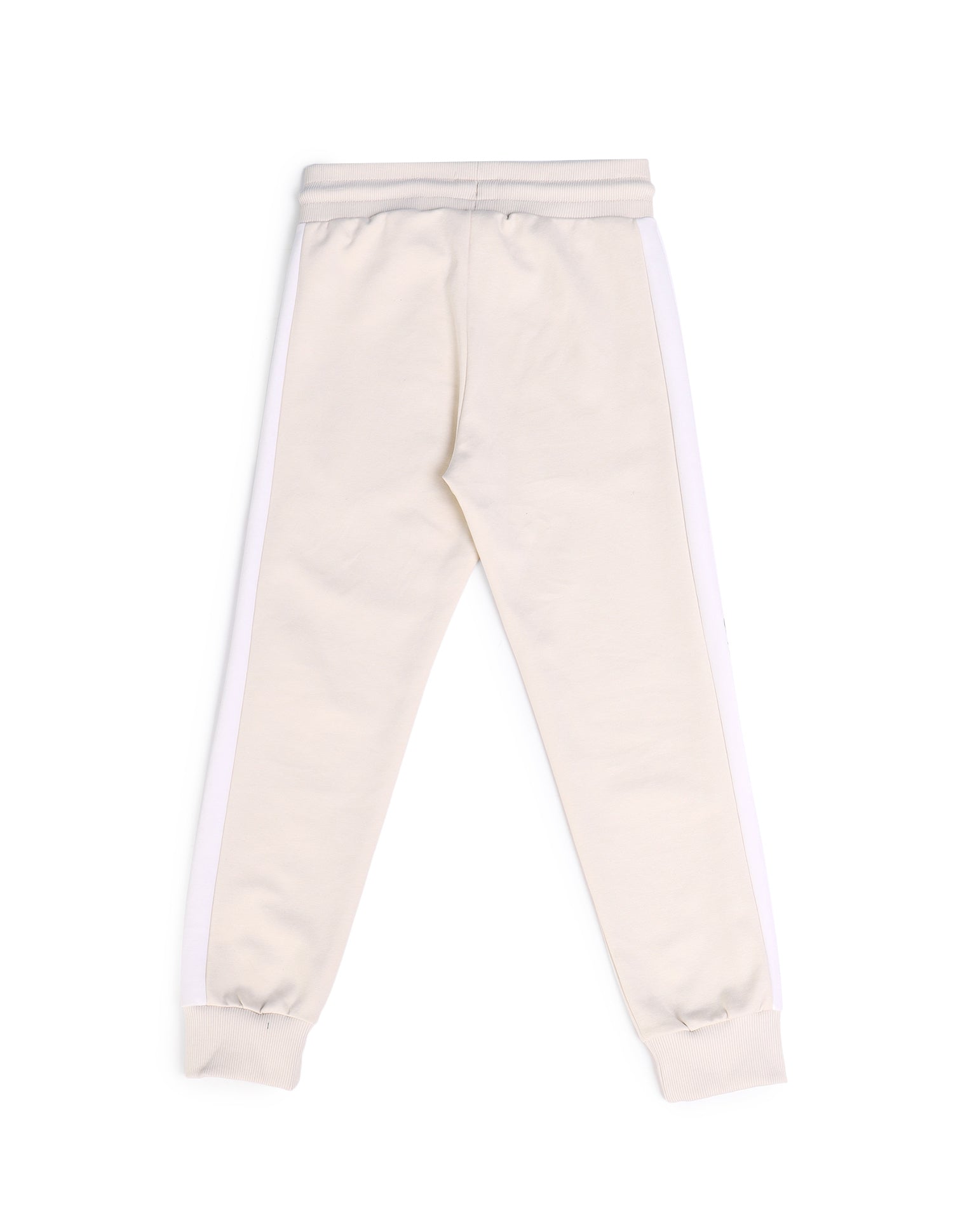 Boys Brand Printed Regular Fit Joggers Ecru - U.S. POLO ASSN. | Large