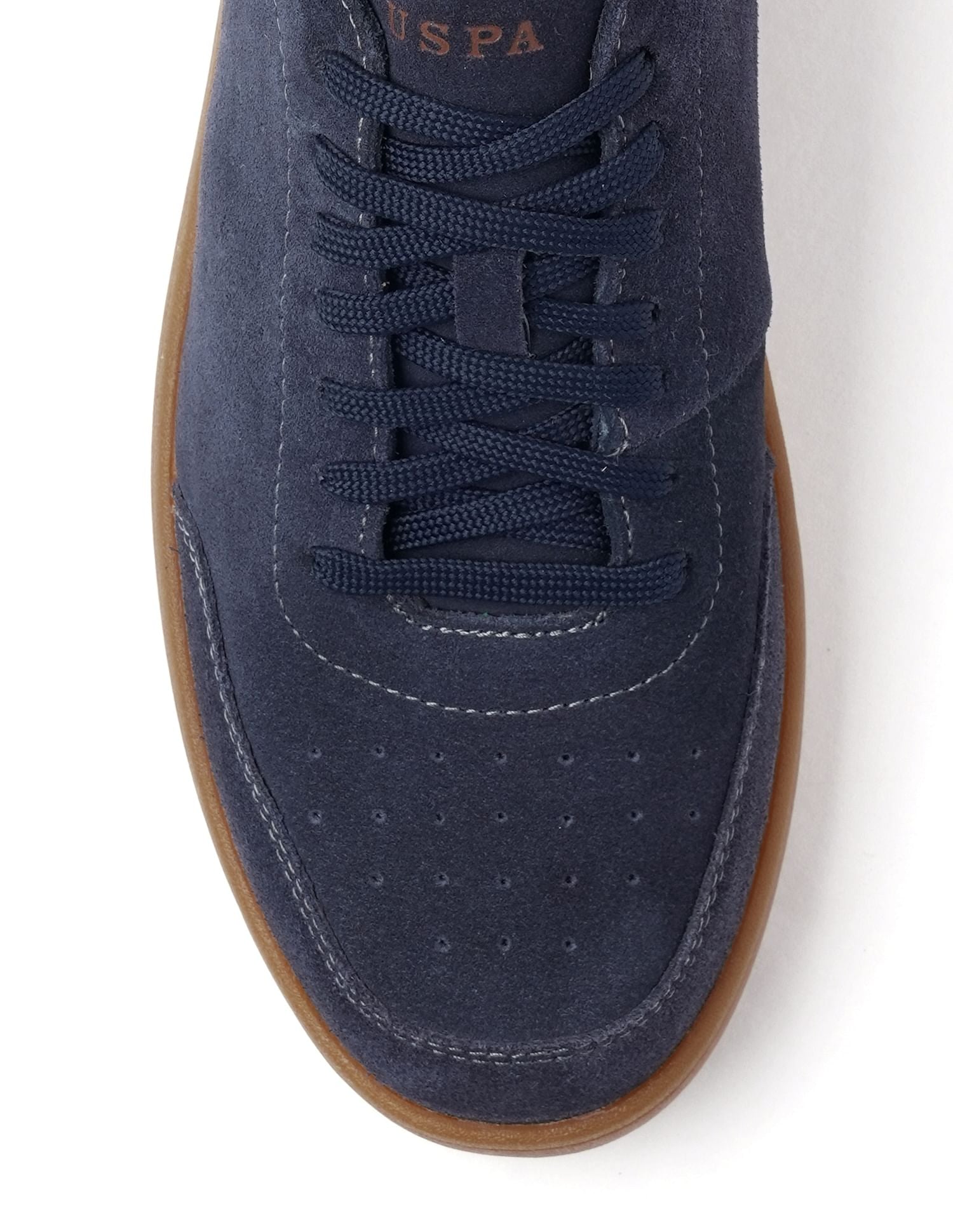 Mens Caldera Leather Sneakers Navy - U.S. POLO ASSN. | Large