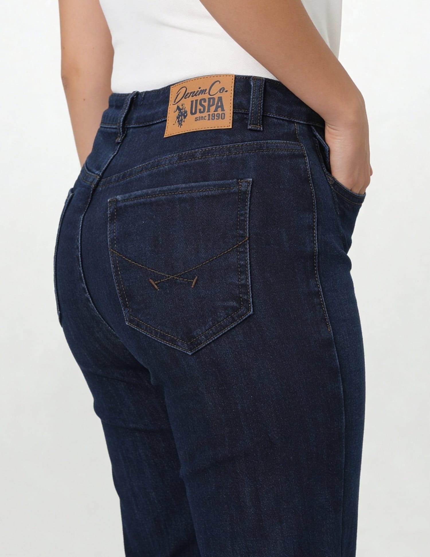 High Rise Bootcut Jeans Blue - U.S. Polo Assn. India | Large