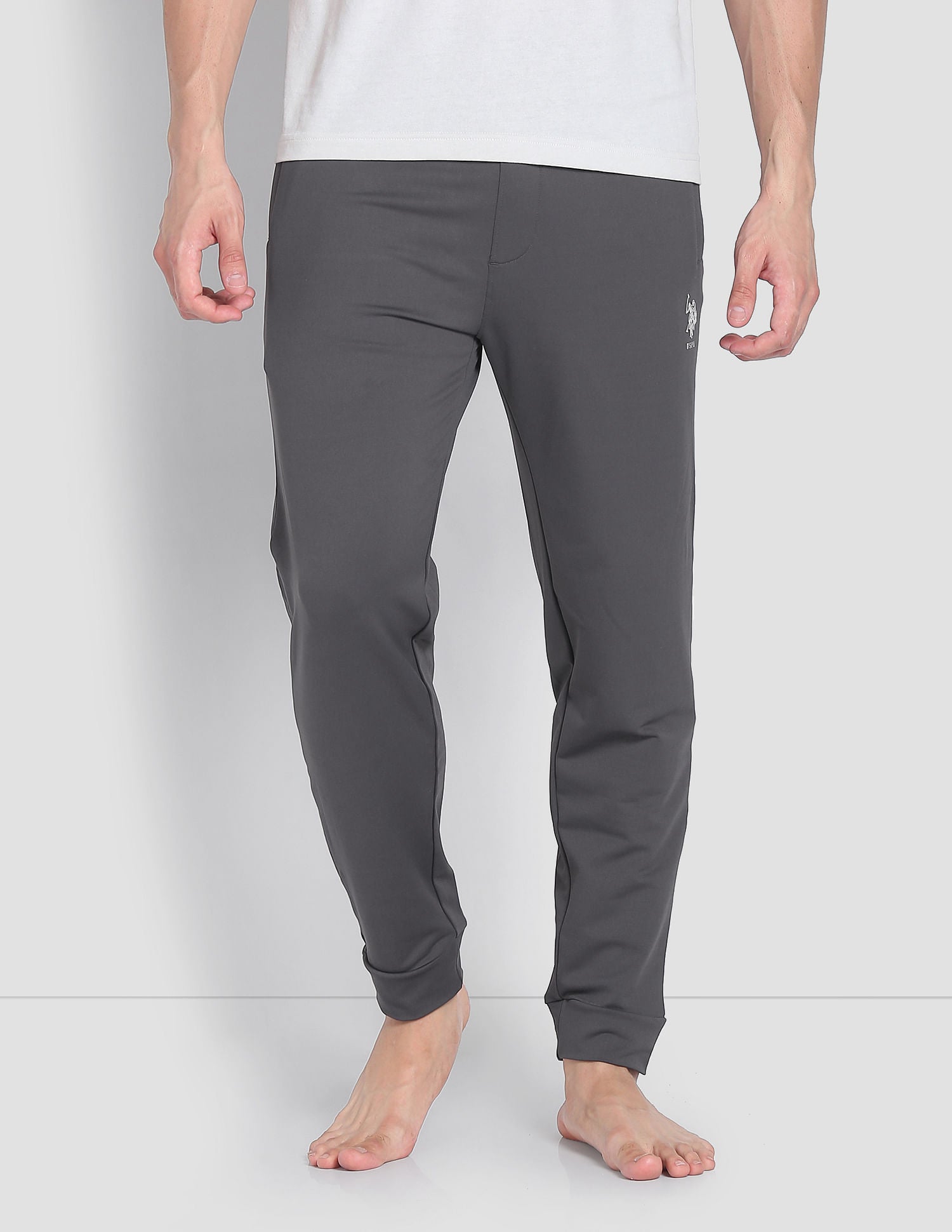 High Stretch AJ001 Active Joggers - Pack Of 1 Asphalt - U.S. POLO ASSN. | Large