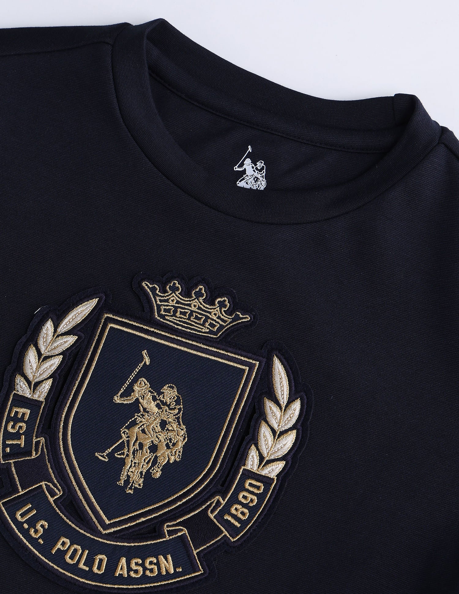 Boys Logo Printed Sweatshirt Blue - U.S. POLO ASSN. | Large