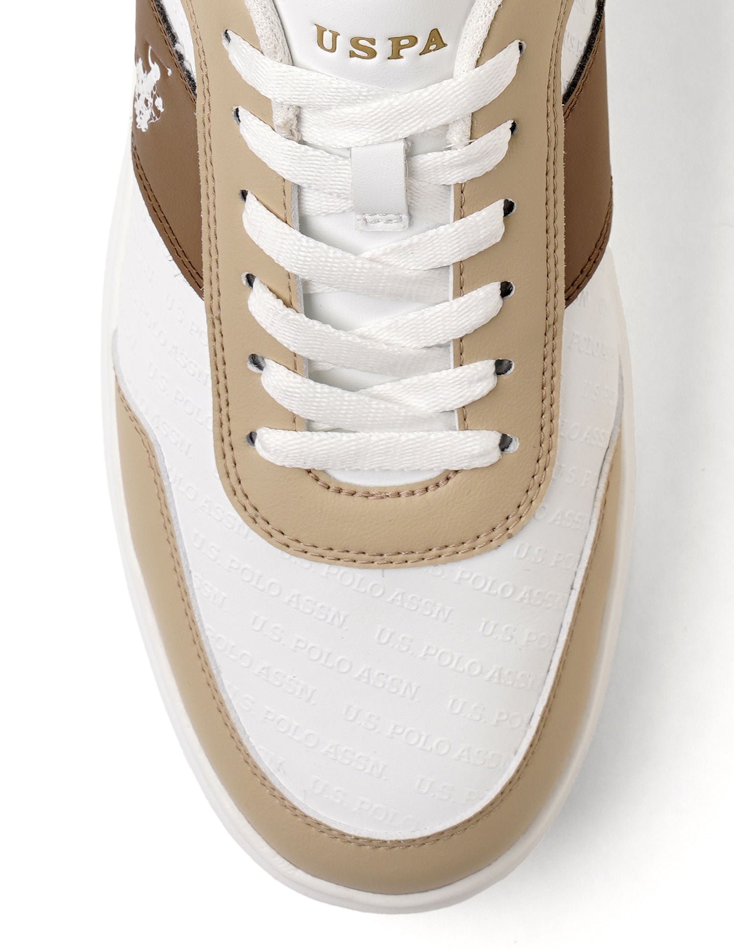 Men Cort Colourblocked Sneaker Off White - U.S. POLO ASSN. | Large