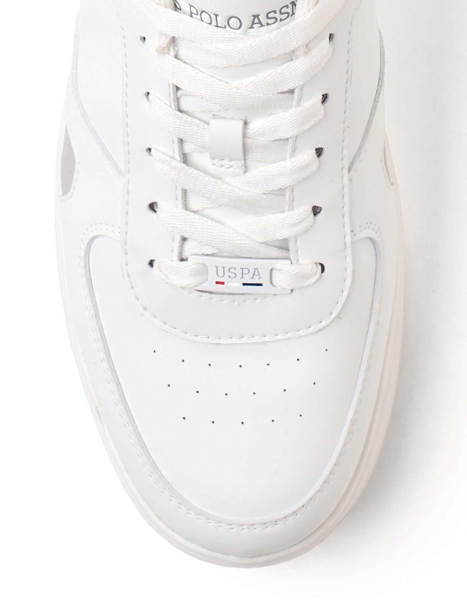 Men Nebo Colourblocked Sneakers White - U.S. Polo Assn. India | Large