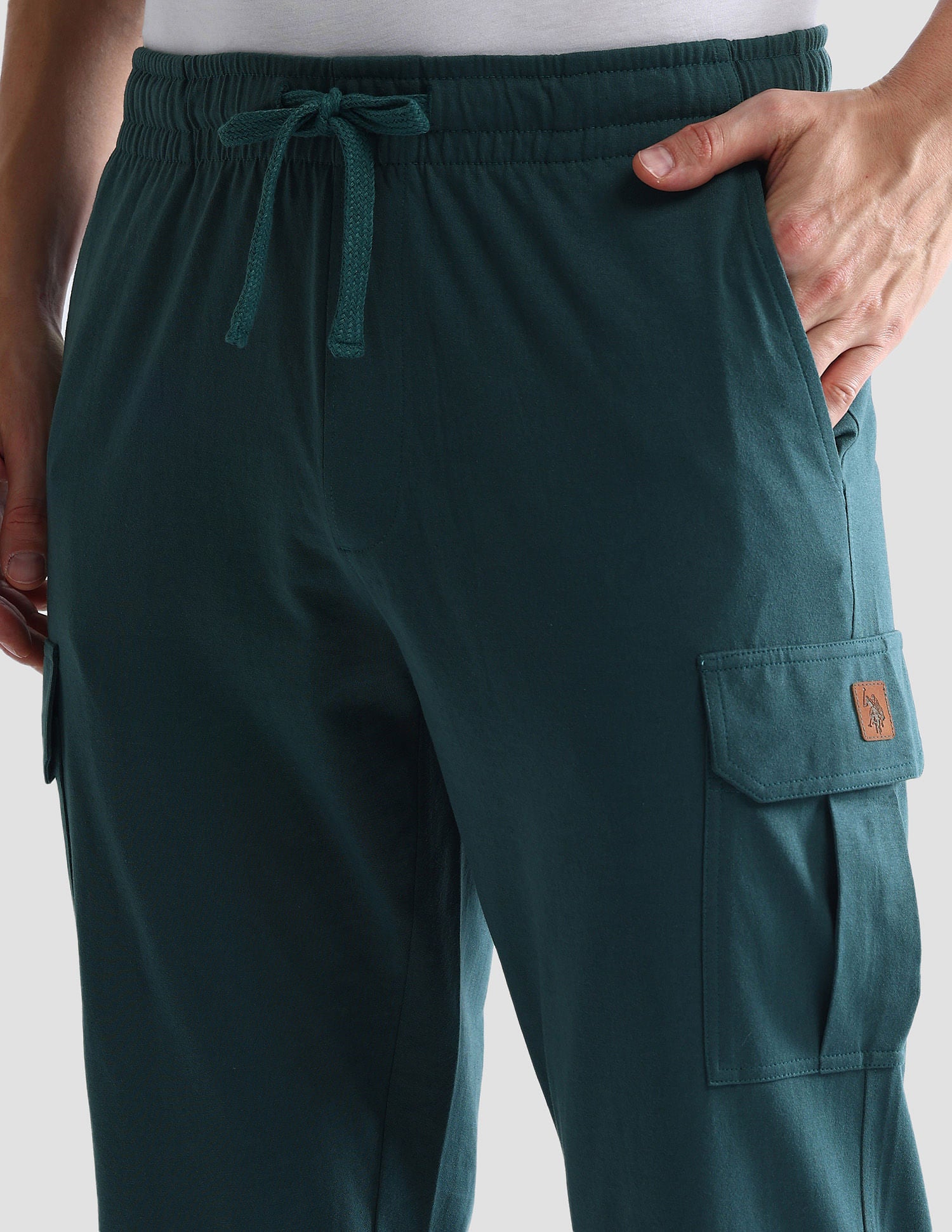 Cargo Utility OJ002 Lounge Joggers - Pack Of 1 Green - U.S. POLO ASSN. | Large