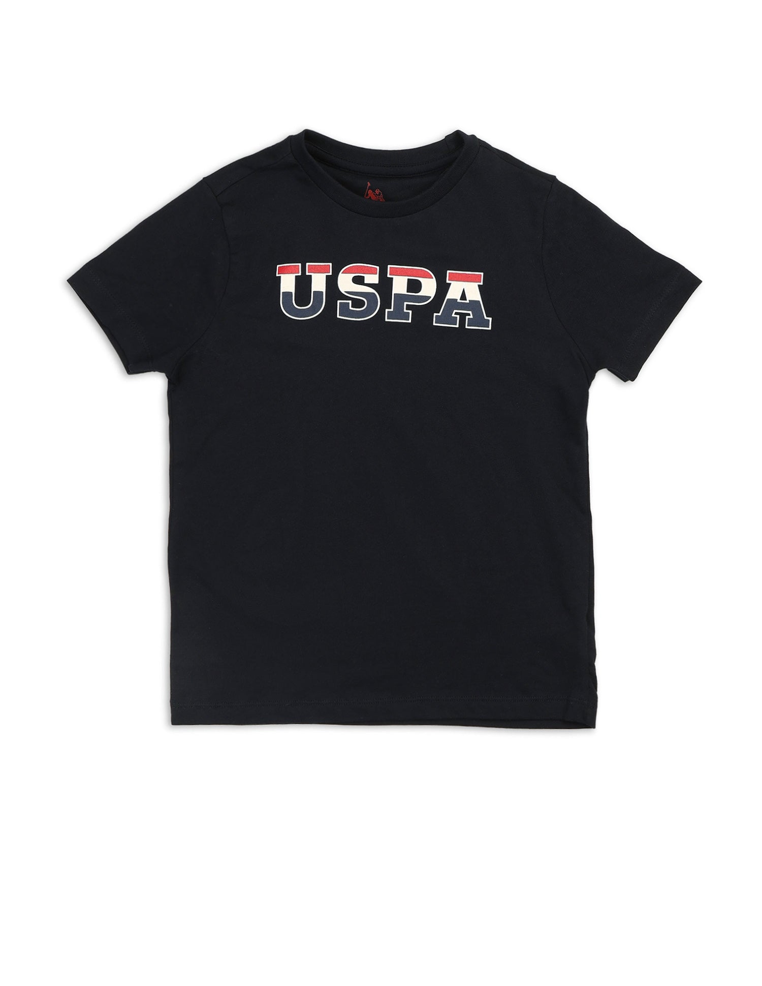 Boys Brand Printed Regular Fit T Shirt Navy - U.S. POLO ASSN. | Large
