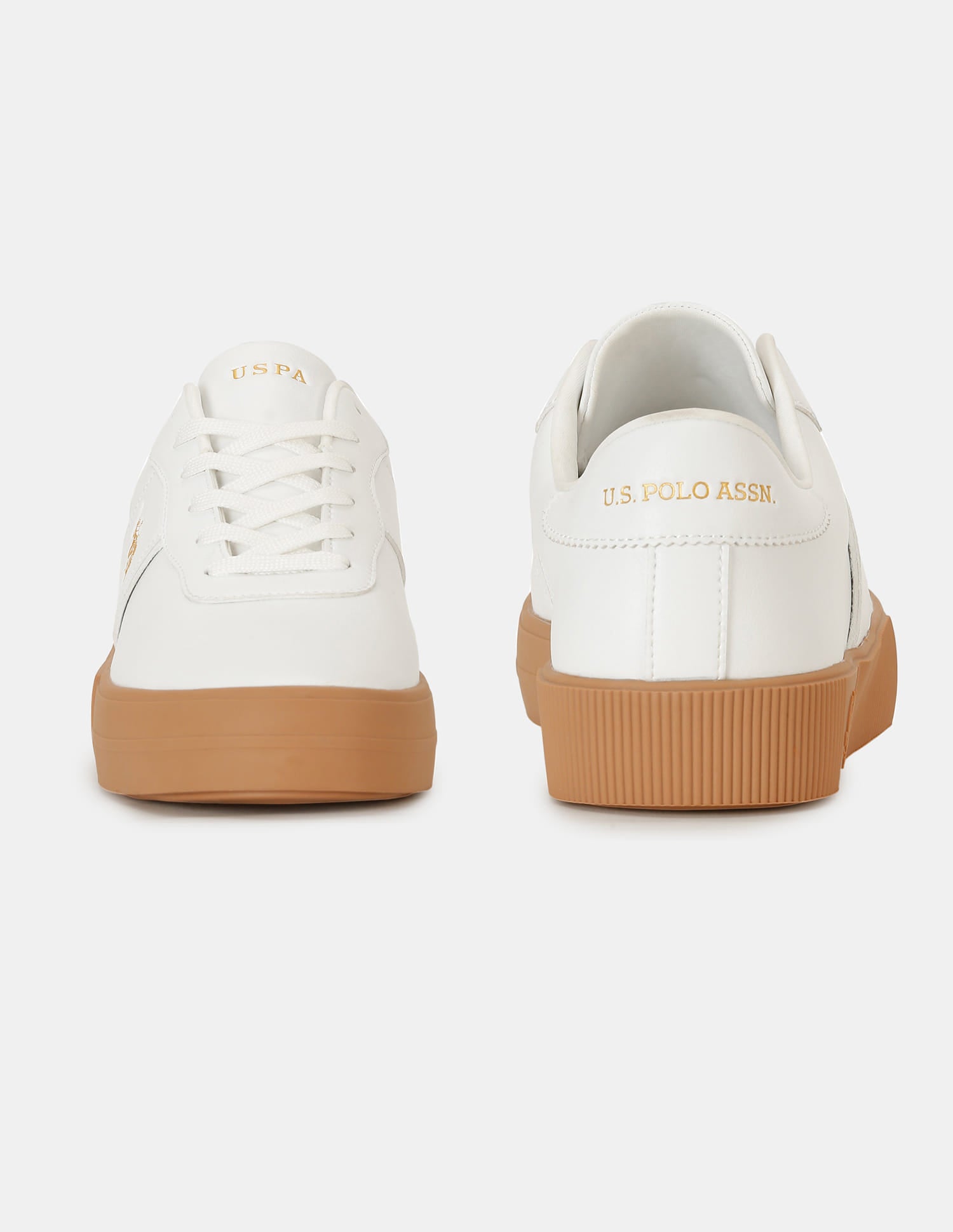 Men Round Toe Mees 2.0 Sneakers Off White - U.S. Polo Assn. India | Large