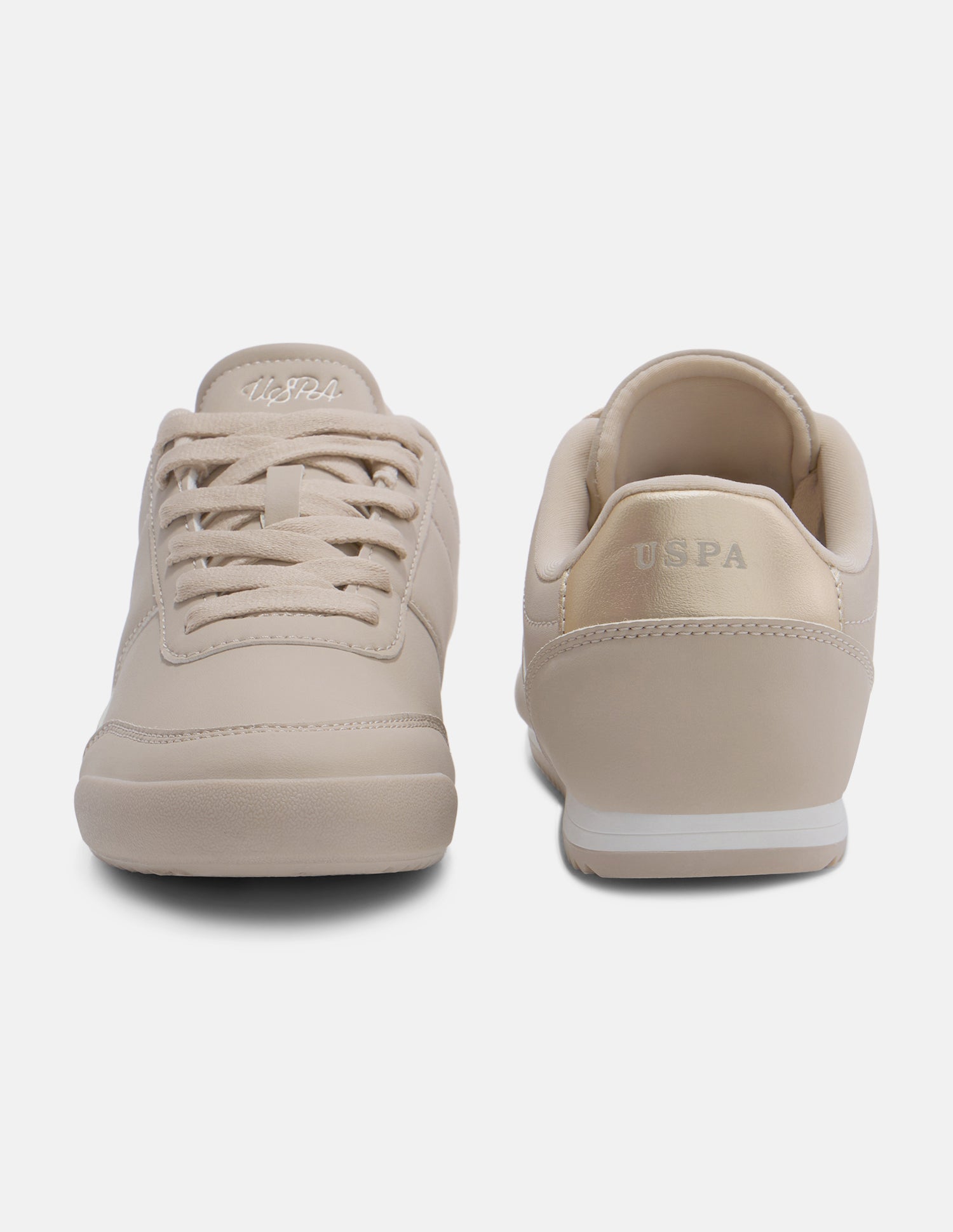 Olaya Lace-Ups Sneakers Beige - U.S. Polo Assn. India | Large