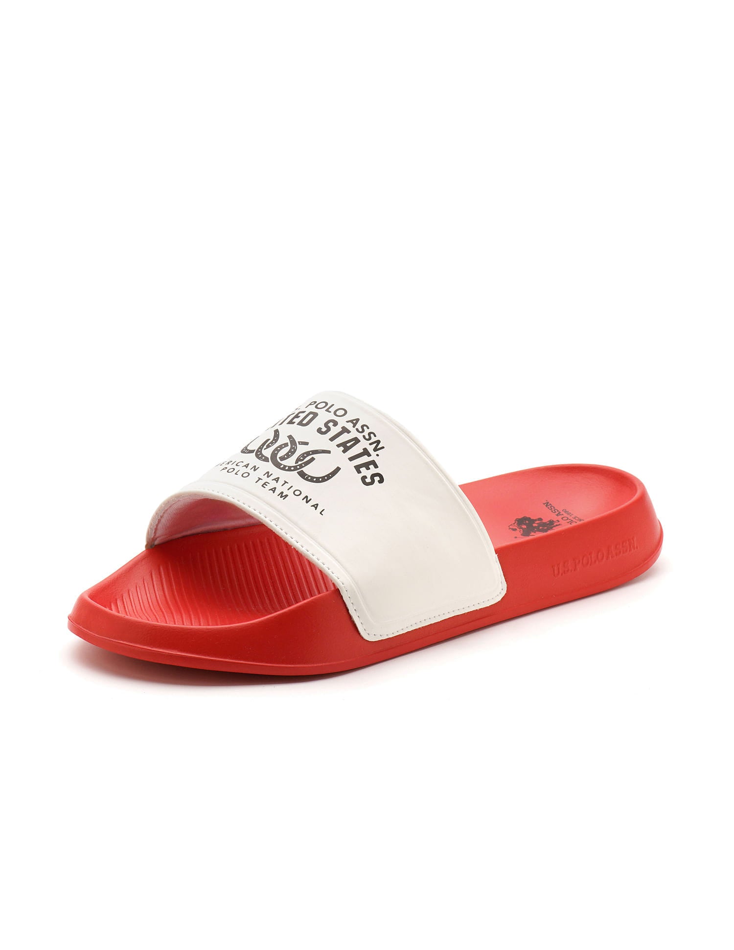 Men Toni Sliders White - U.S. Polo Assn. India | Large