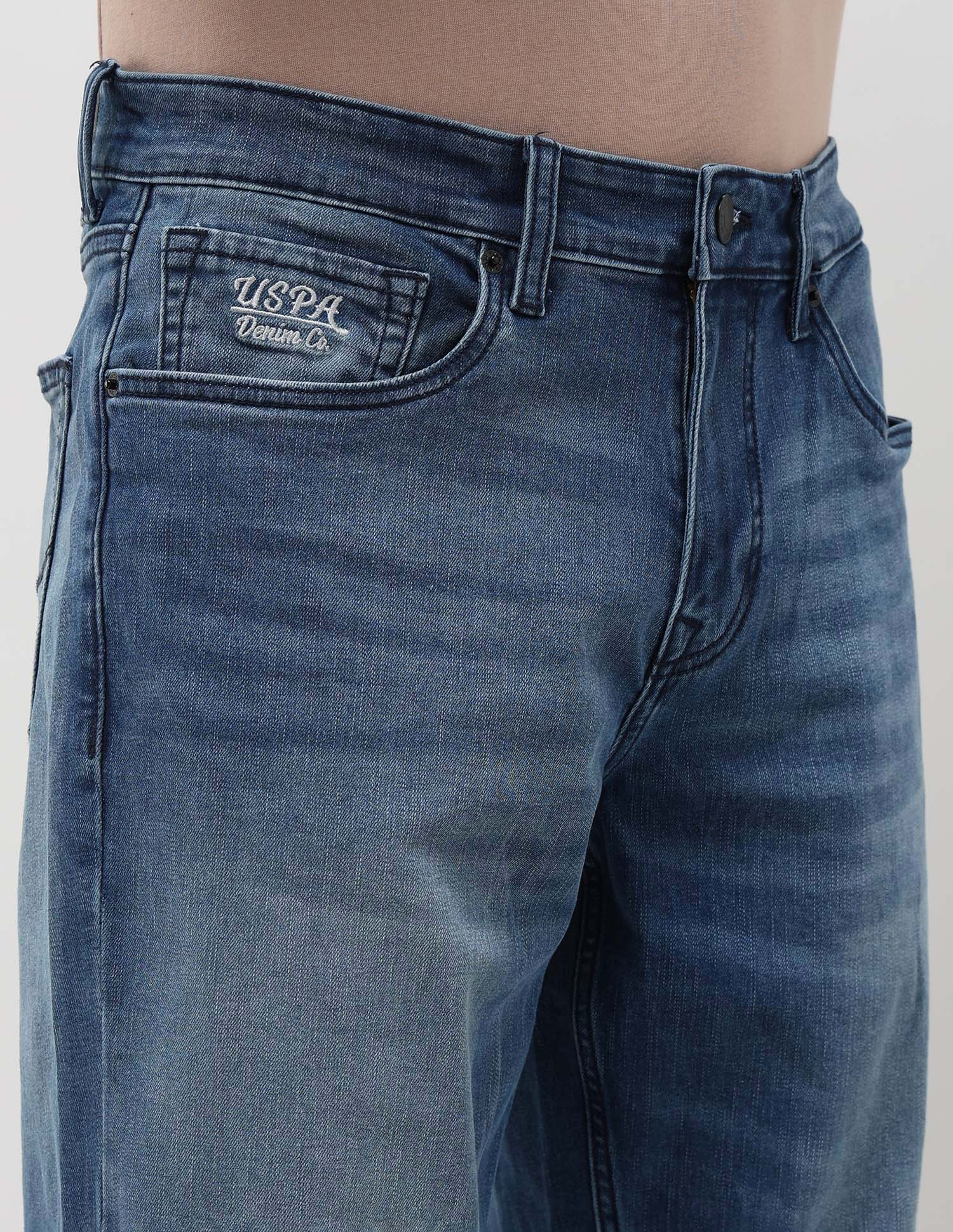 Shawn Relaxed Fit Blue Jeans Indigo - U.S. Polo Assn. India | Large