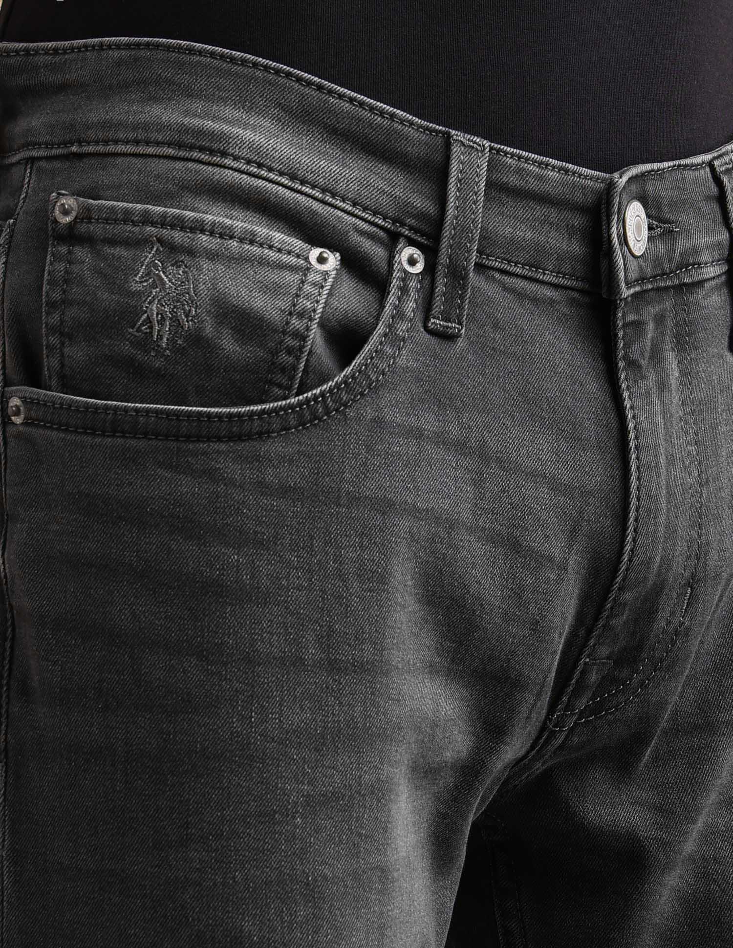 Brandon Slim Tapered Fit Jeans Grey - U.S. POLO ASSN. | Large