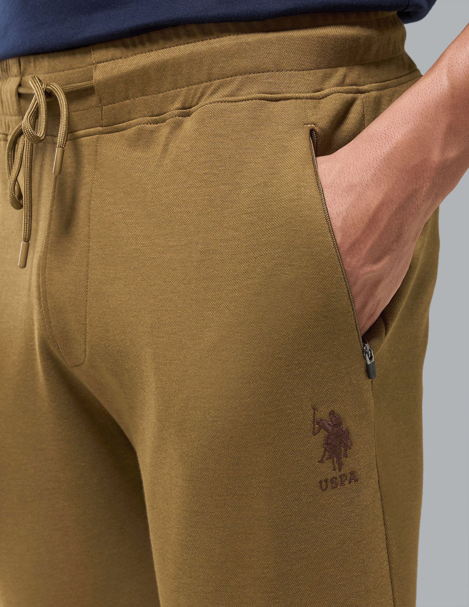 Terry Cotton Heavyweight OR012 Track Pants Breen - U.S. Polo Assn. India | Large
