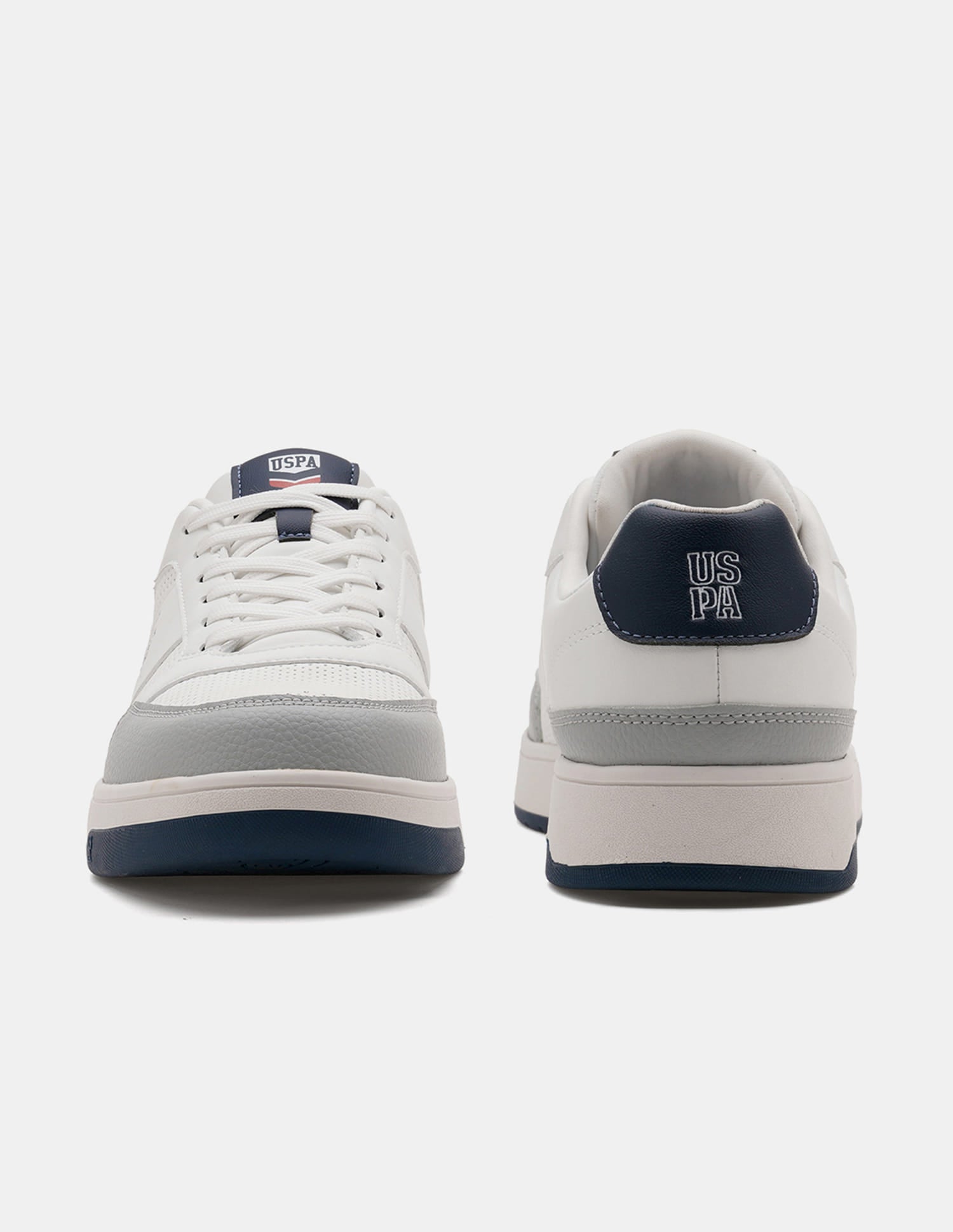 Men Simon Colour Blocked Sneakers Lt. Grey - U.S. Polo Assn. India | Large