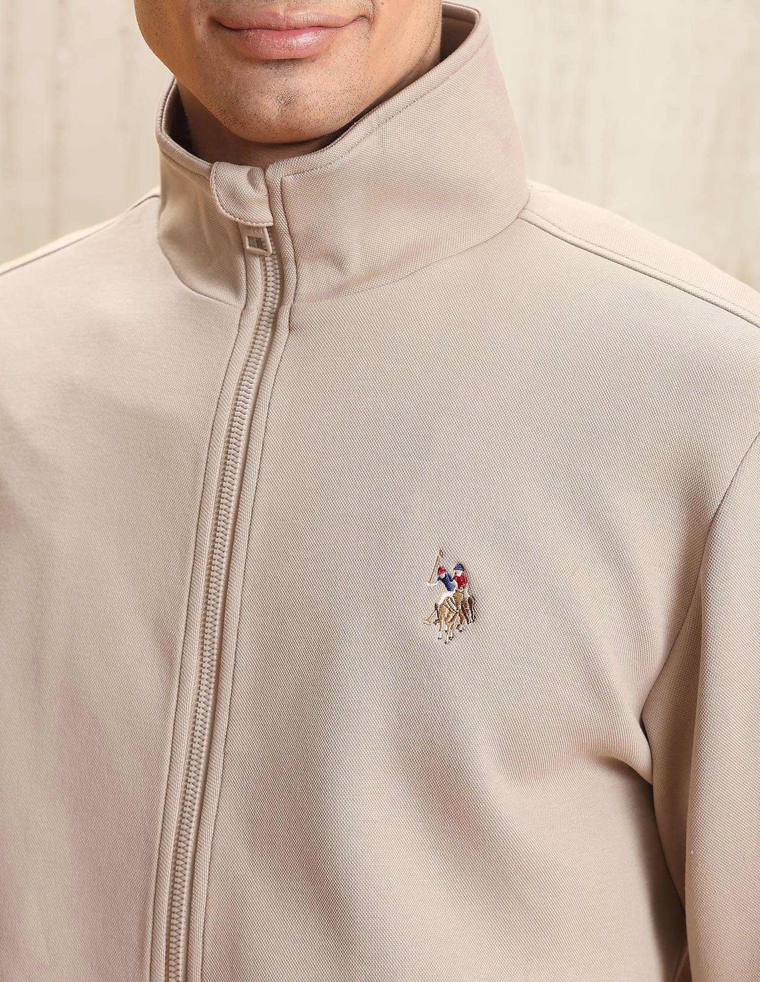 Solid Legend Of Horseshoe Sweatshirt Beige - U.S. POLO ASSN. | Large