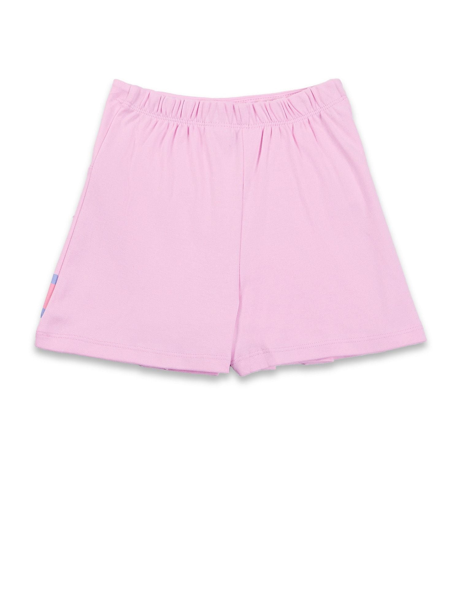 Girls Striped Varsity Skorts Light Pink - U.S. POLO ASSN. | Large