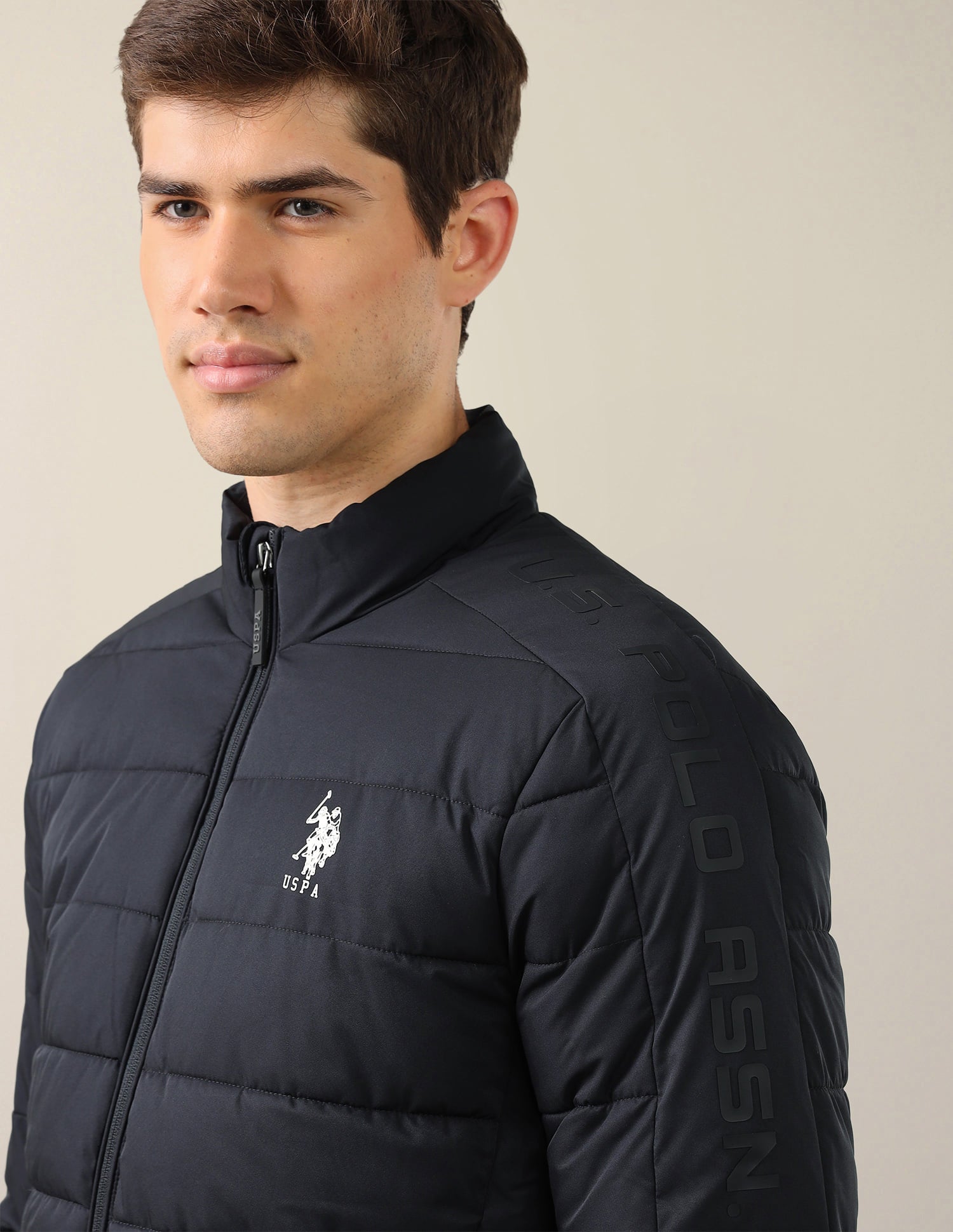 UDJCK1190 Navy Mens Jackets Navy - U.S. Polo Assn. India | Large