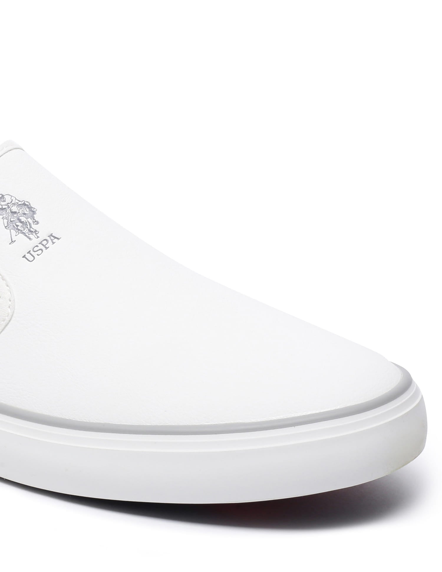 Men Lanap 3.0 Colourblocked Slip-on Shoes Off White - U.S. Polo Assn. India | Large