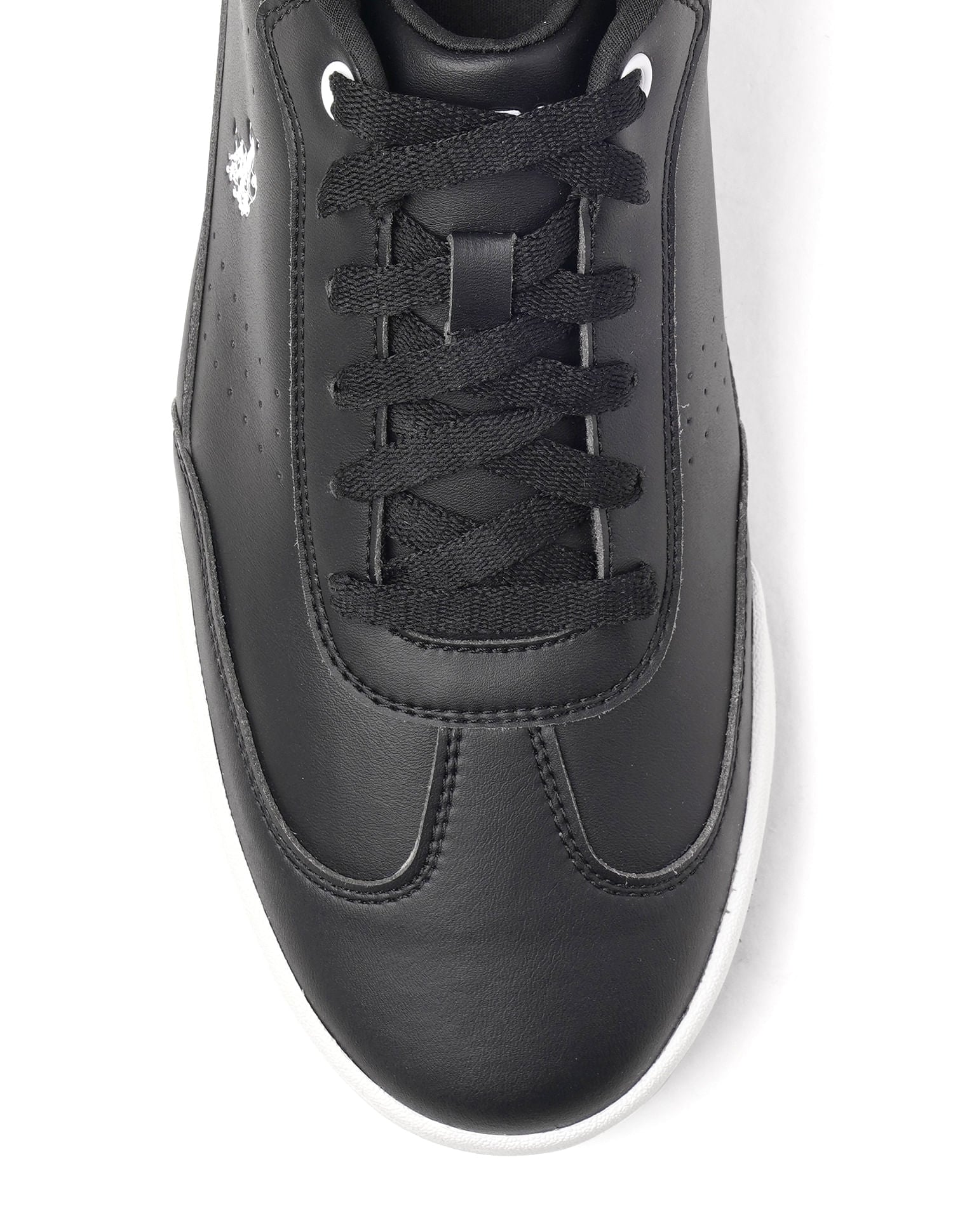 Men Camry Solid Sneaker Black - U.S. Polo Assn. India | Large