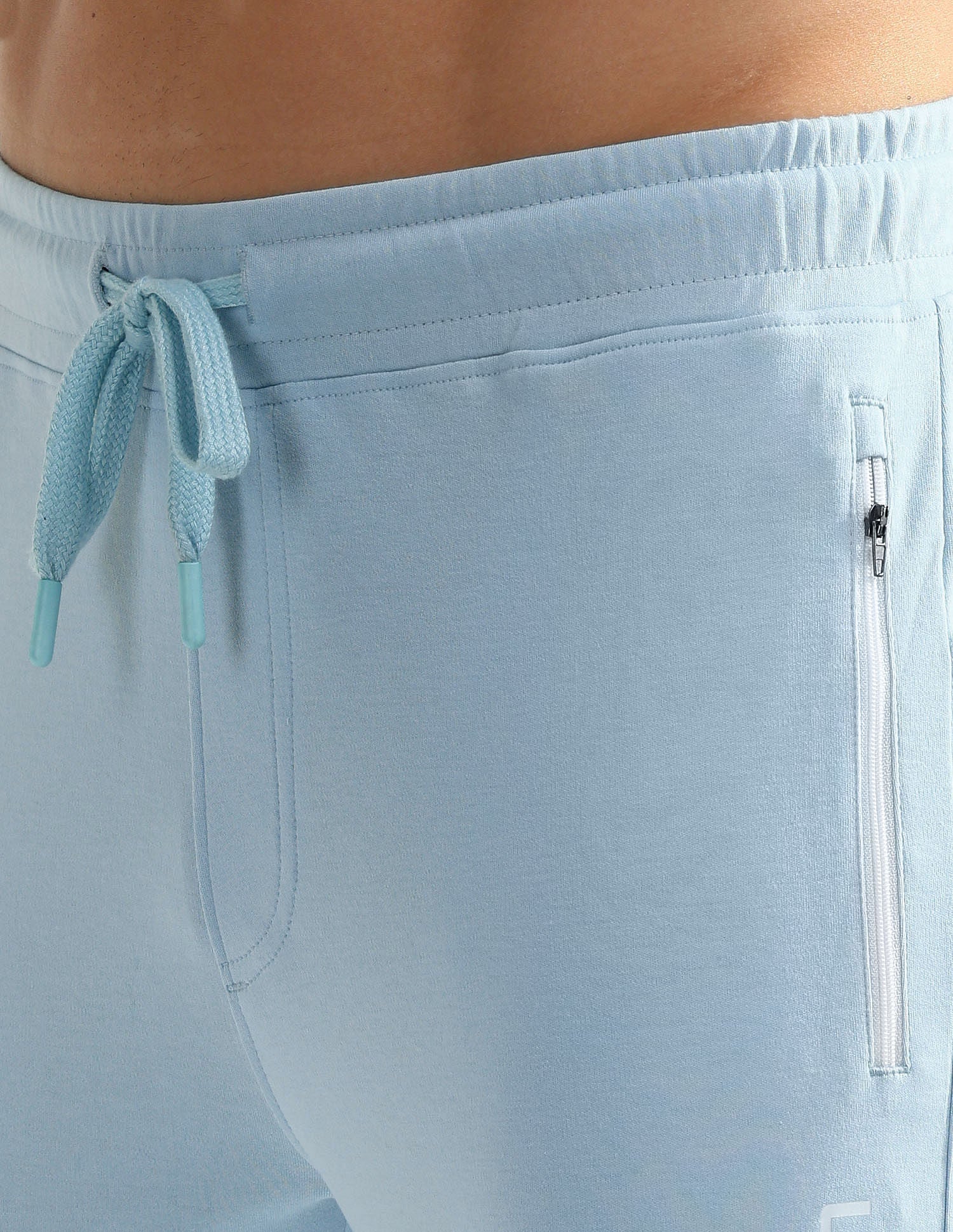 Solid OR002 Lounge Joggers - Pack Of 1 Crystal Blue - U.S. POLO ASSN. | Large