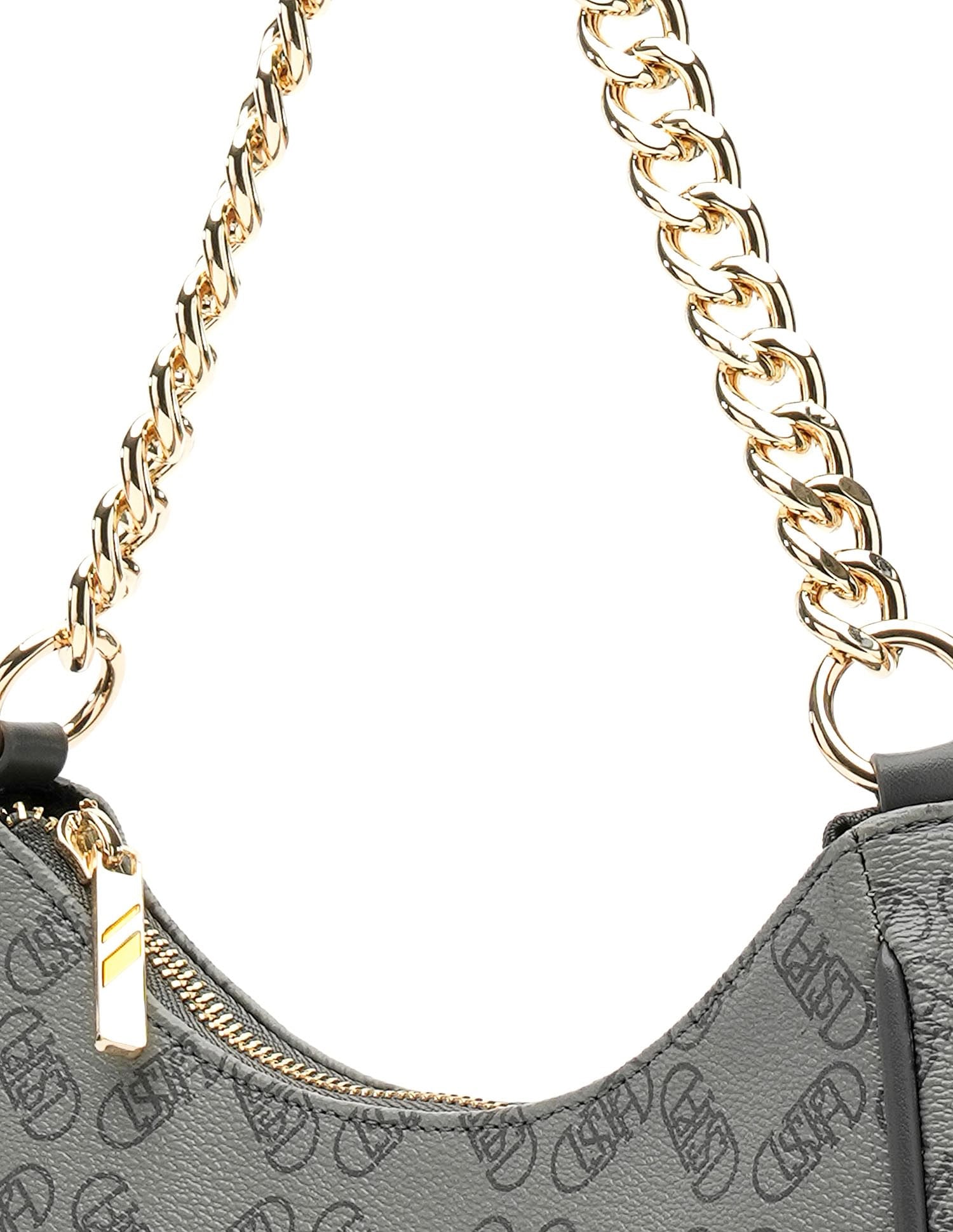 Cathay Monogram Shoulder Bag Grey - U.S. POLO ASSN. | Large