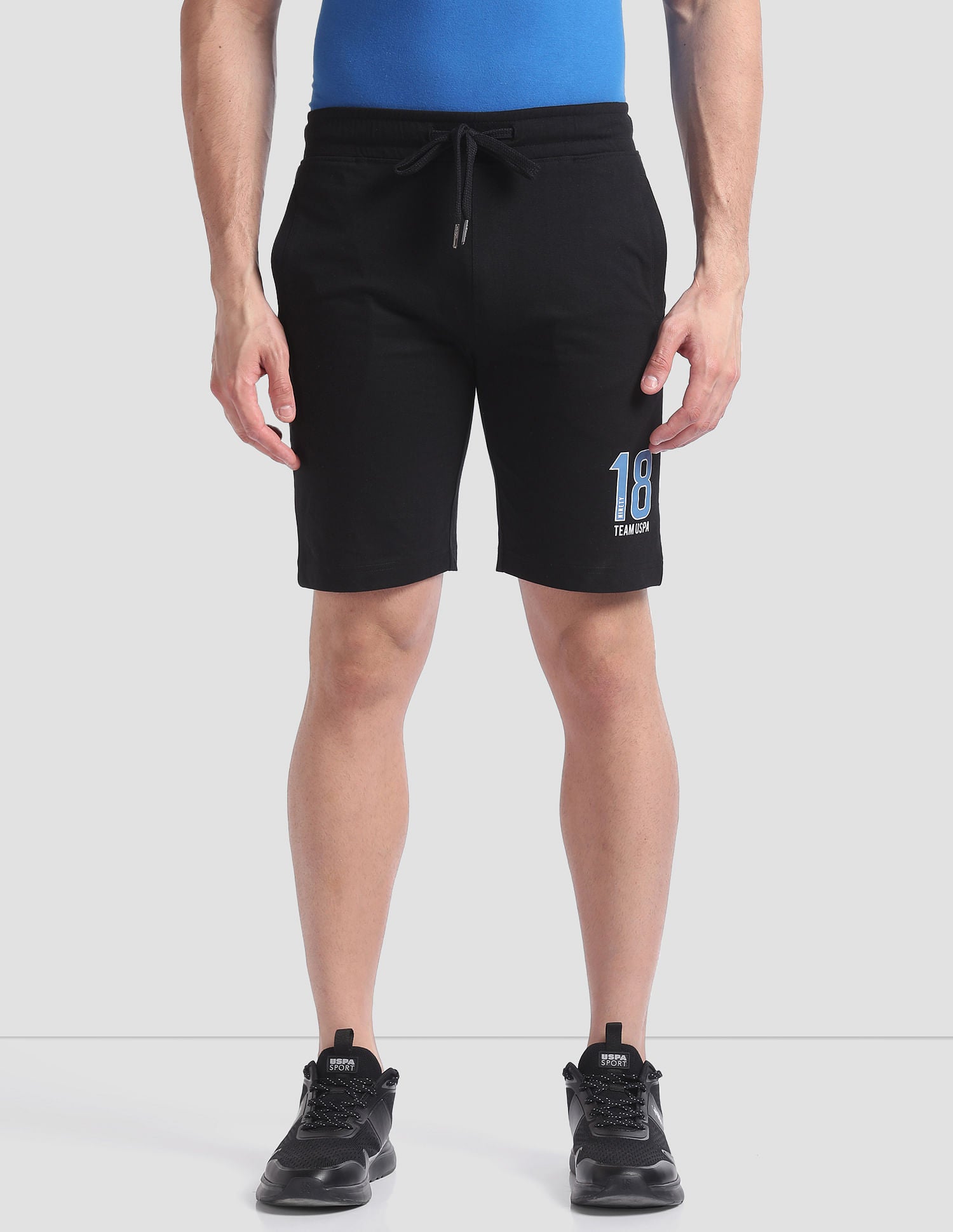 Dual Pocket Relaxed IYAQ Lounge Shorts - Pack Of 1 Black - U.S. POLO ASSN. | Large