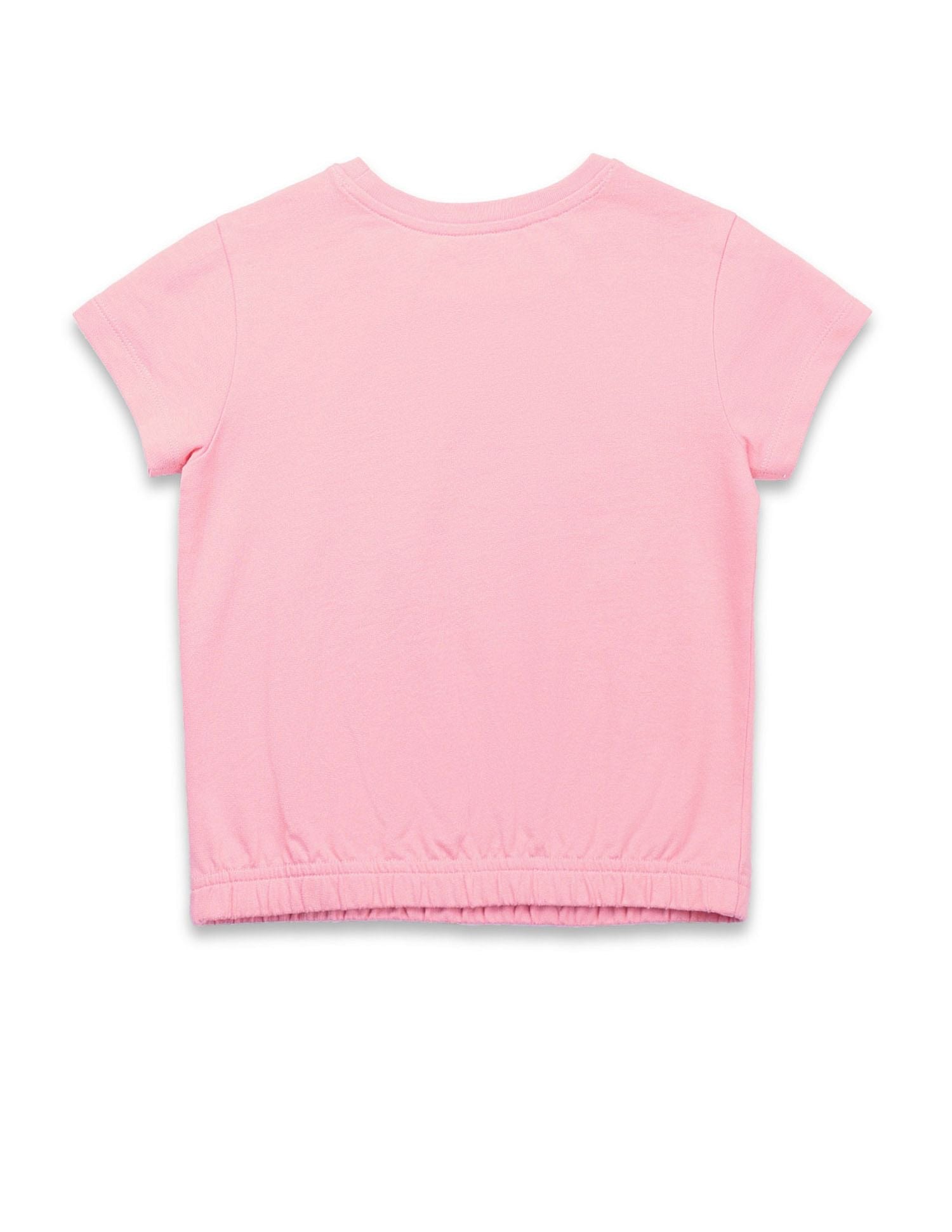 Girls Brand Printed Blousan T-Shirt Pink - U.S. POLO ASSN. | Large