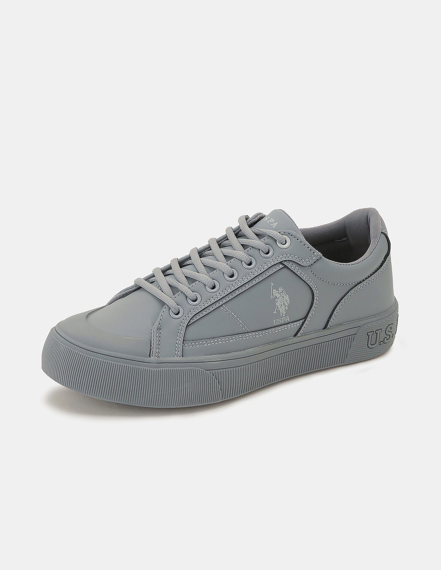 Men Ruben 2.0 Round Toe Sneakers Grey - U.S. Polo Assn. India | Large