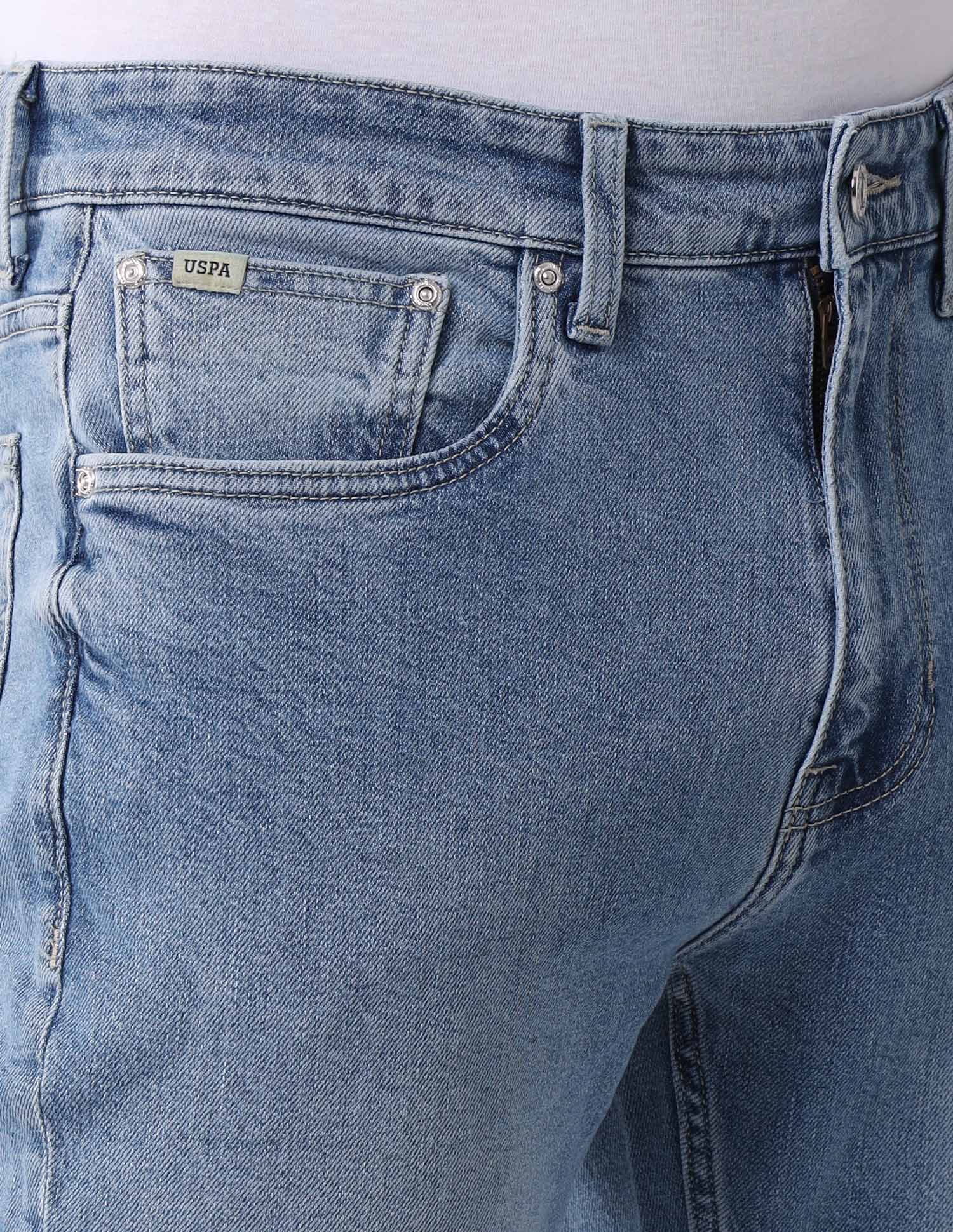 Connor Bootcut Fit Blue Jeans Light Wash - U.S. Polo Assn. India | Large