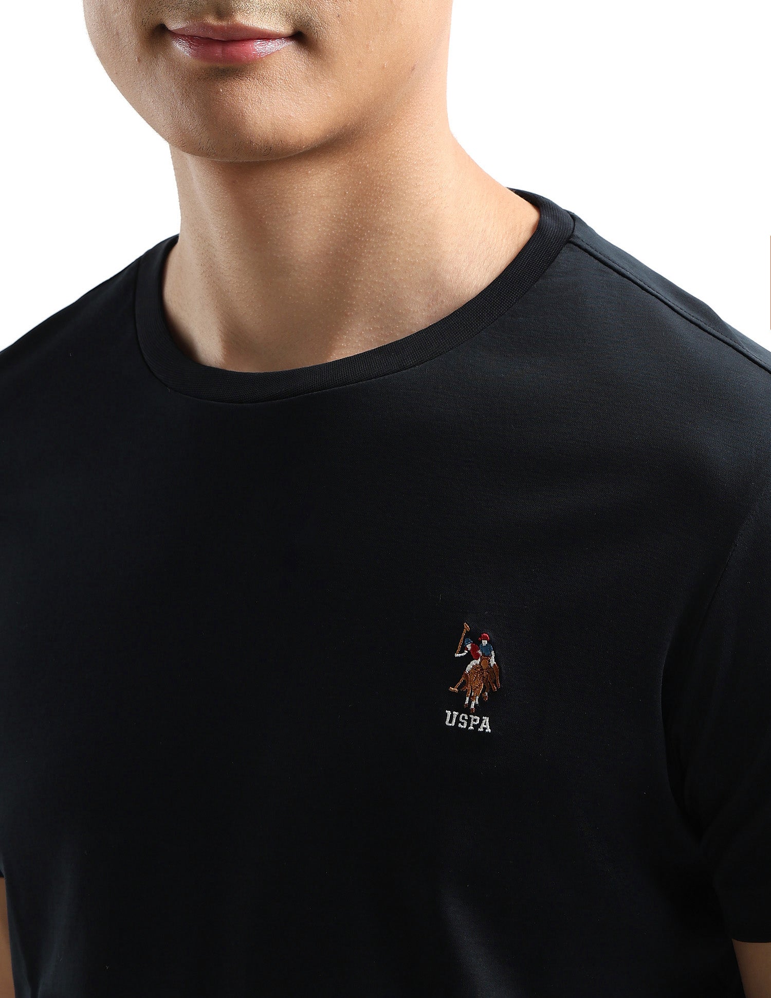 Regular Fit Solid T-shirt Navy - U.S. POLO ASSN. | Large