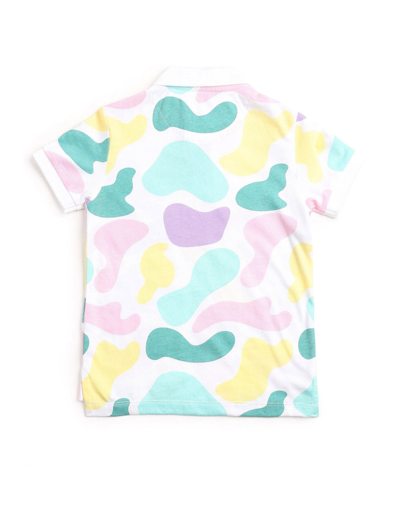 Boys Abstract Printed Regular Fit Polo Shirt Multi - U.S. POLO ASSN. | Large