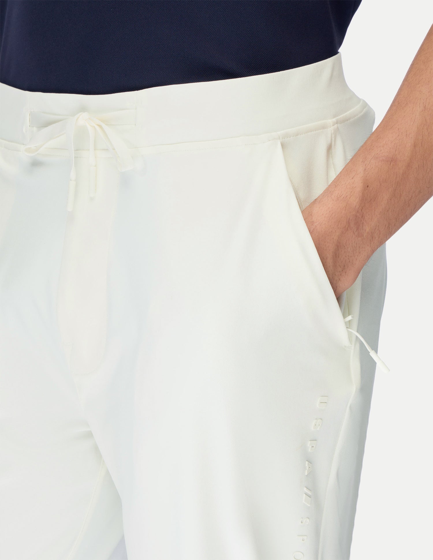 Mid Rise Regular Fit Active Track Pants White - U.S. Polo Assn. India | Large