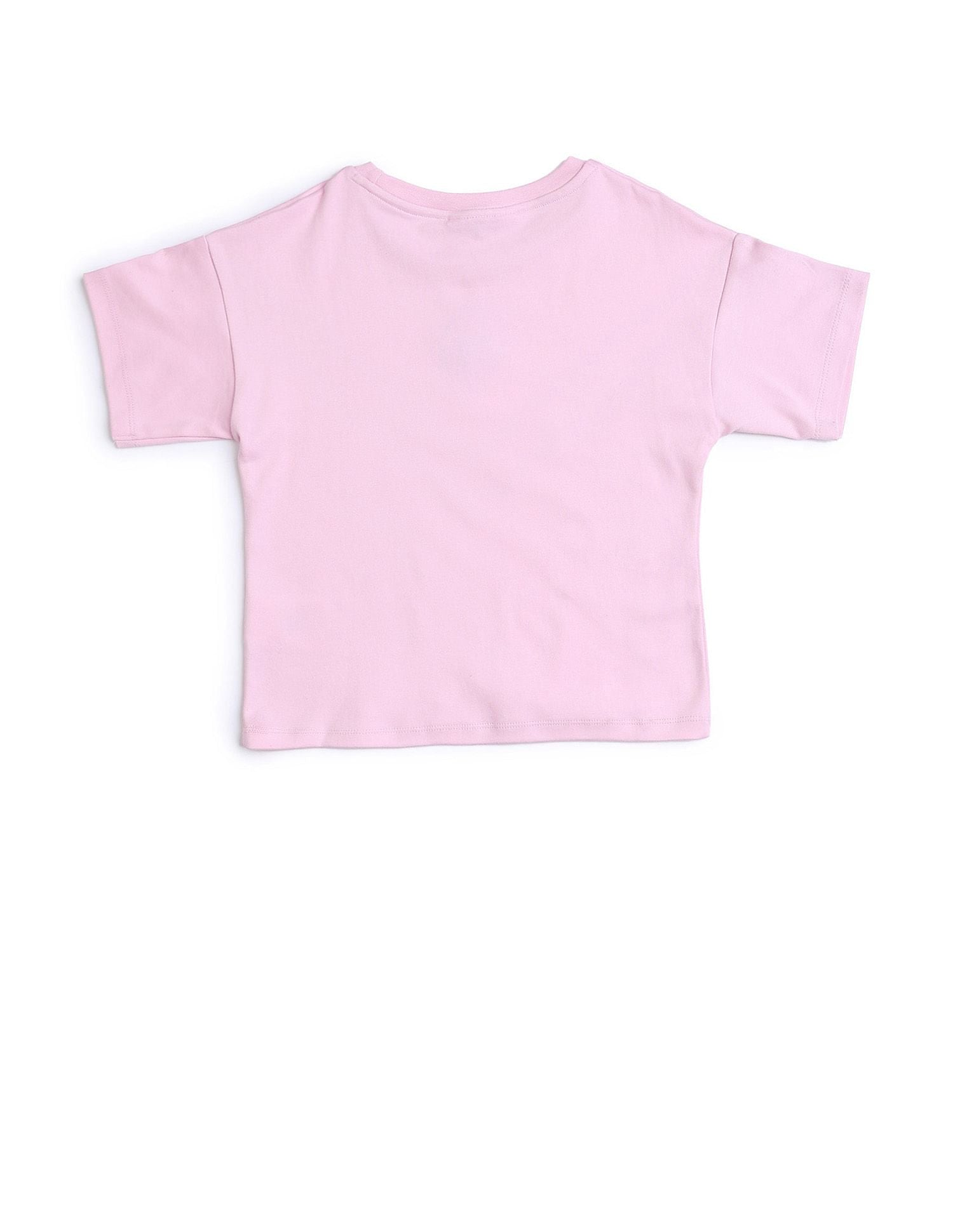 Girls Varsity Style Brand Embroidered T-Shirt Light Pink - U.S. POLO ASSN. | Large