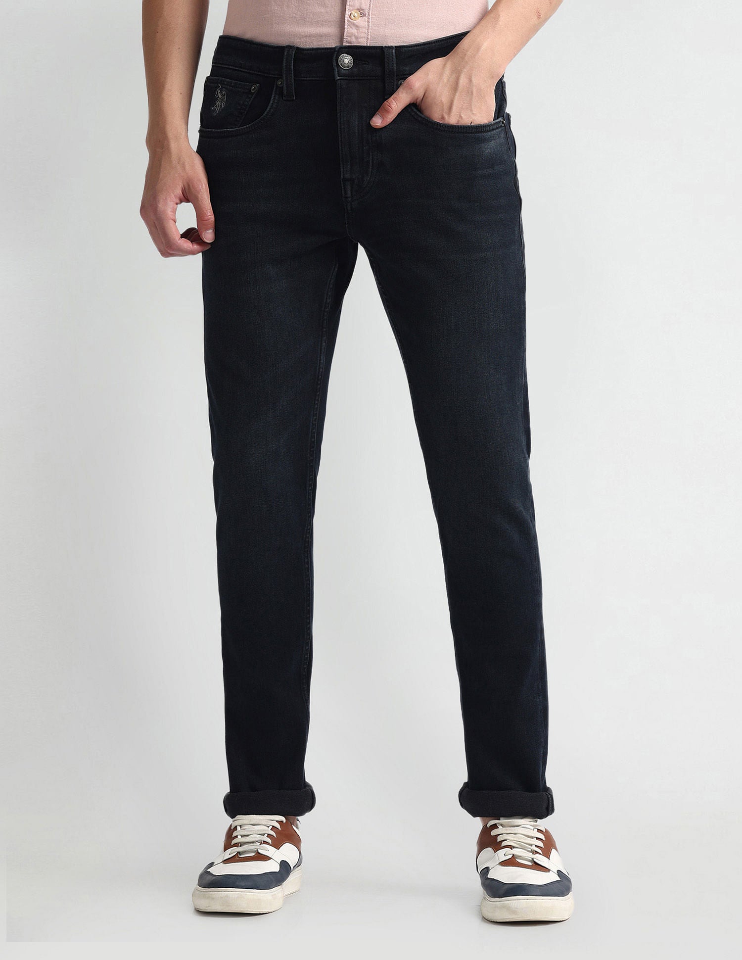 Regallo Skinny Blue Jeans Blue - U.S. Polo Assn. India | Large