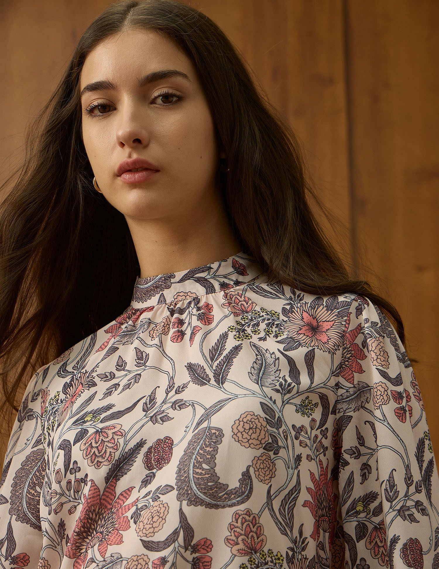 High Neck Floral Printed Top Multi-colour - U.S. POLO ASSN. | Large