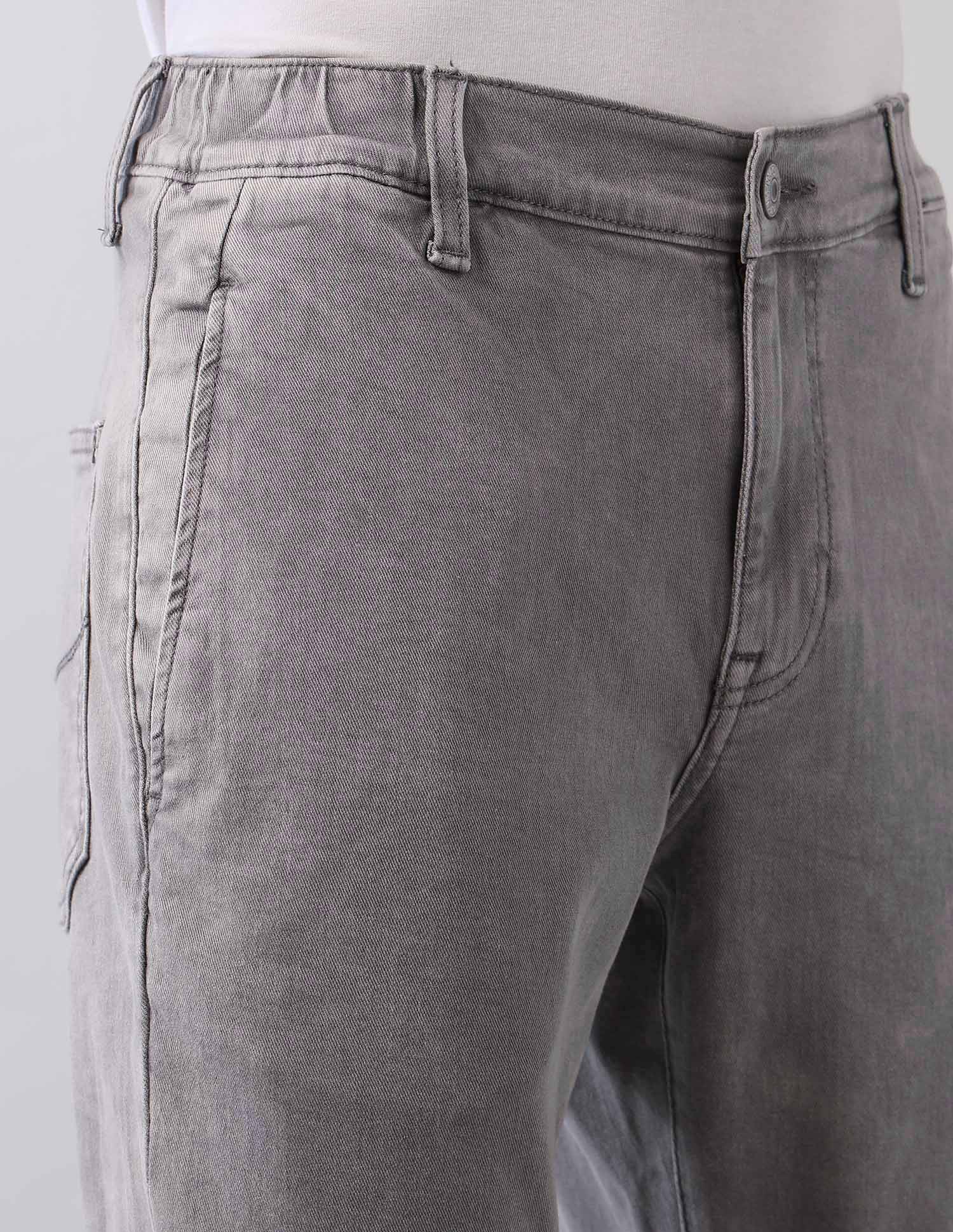 Stone Washed Regular Fit Blue Jeans Grey - U.S. Polo Assn. India | Large
