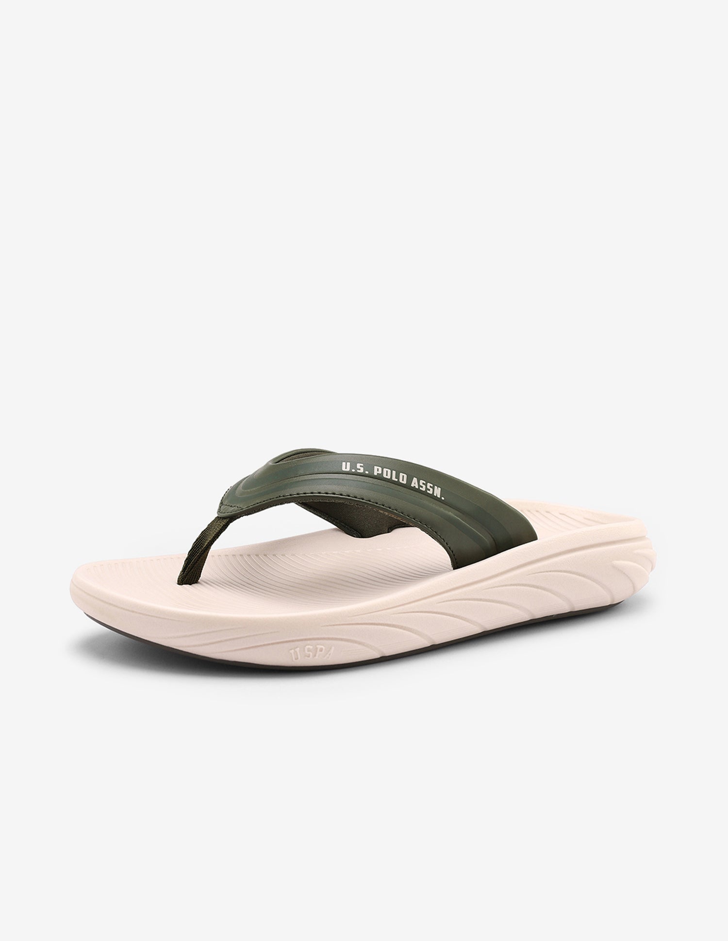 Broad Strap Celtic Flip Flops Olive - U.S. Polo Assn. India | Large