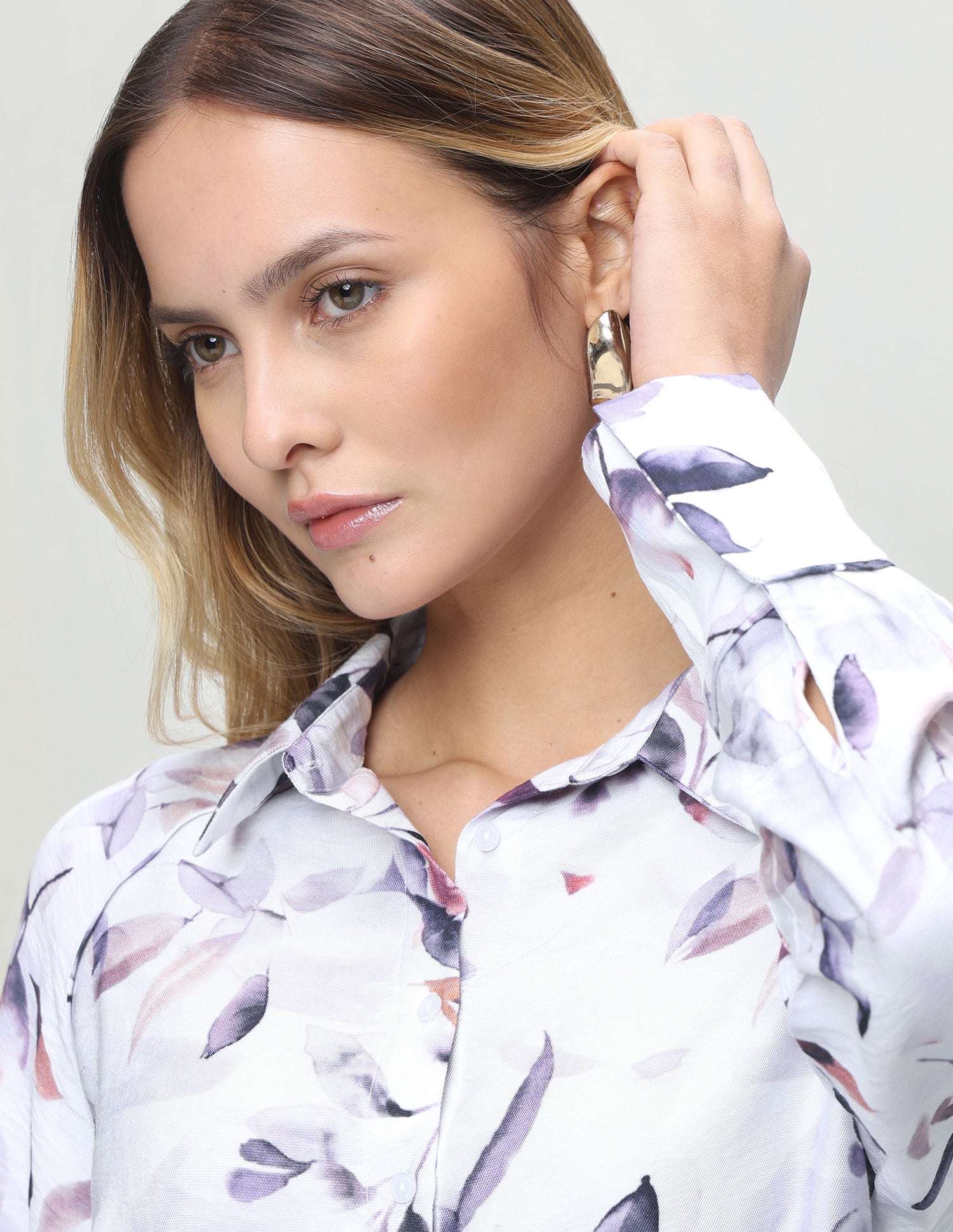 Tropical Printed Regular Fit Shirt Multicolour - U.S. Polo Assn. India | Large