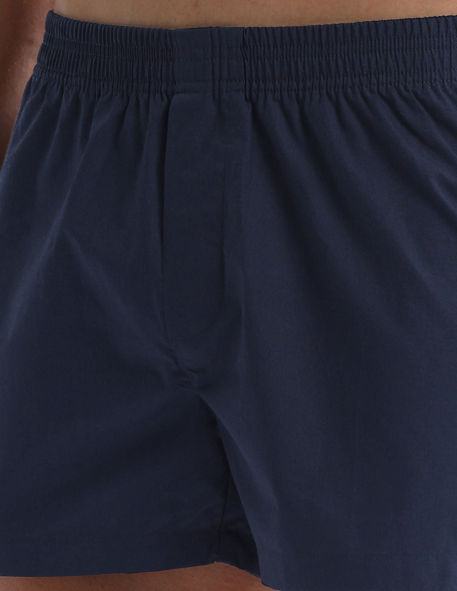 Pure Cotton Solid OEX03 Boxers - Pack Of 1 Navy - U.S. POLO ASSN. | Large