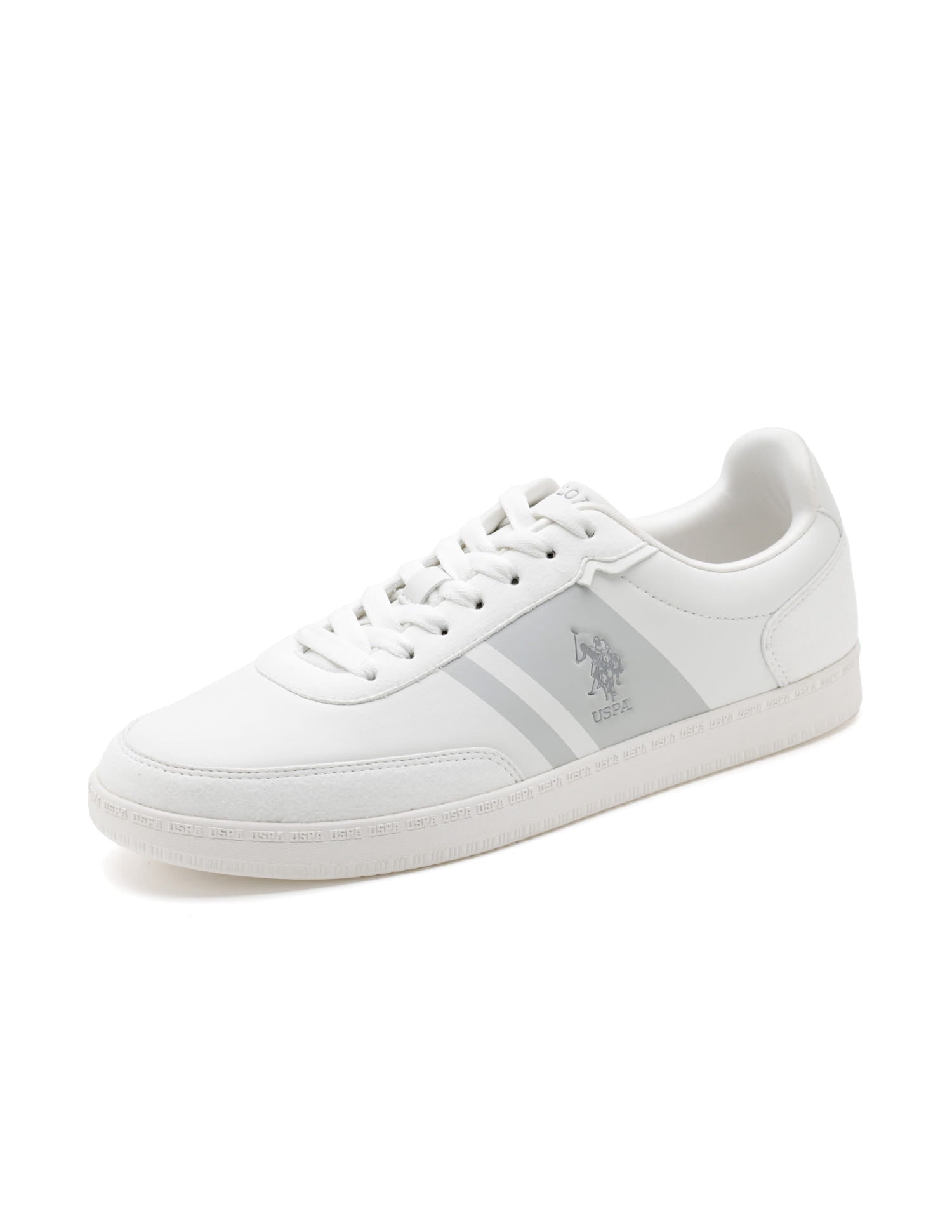 Men Jorge Colourblocked Sneakers Off White - U.S. Polo Assn. India | Large