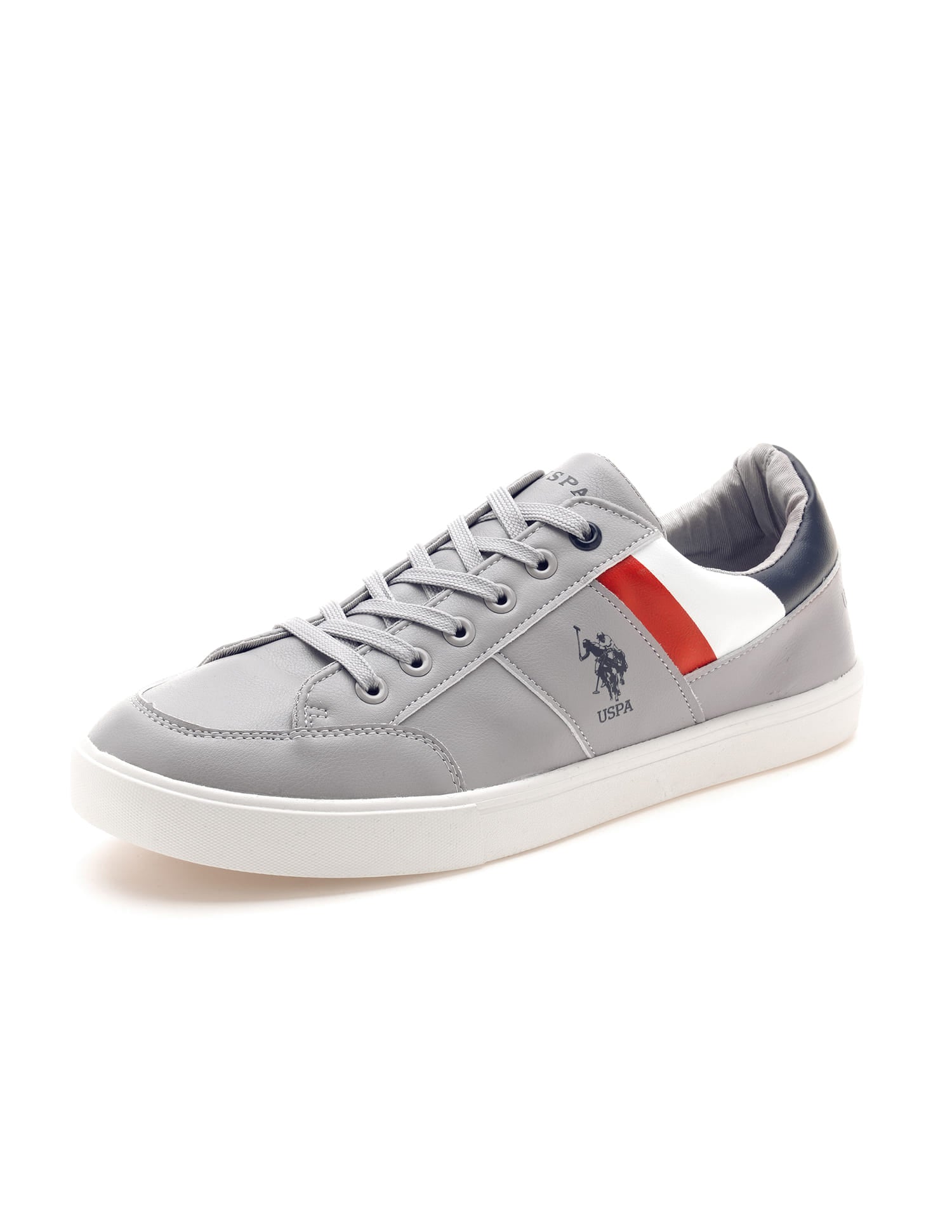 Men Narlin 2.0 Colourblocked Sneakers Grey - U.S. Polo Assn. India | Large