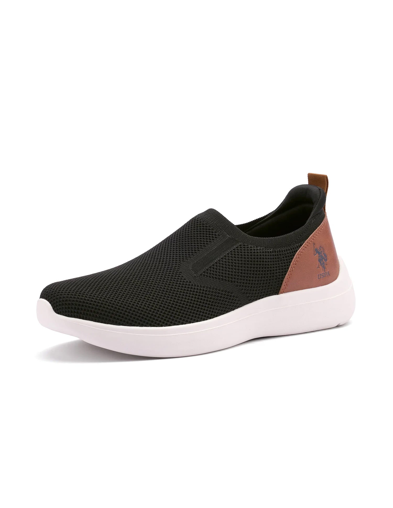 Men Tenore 2.0 Black Uspa Sport  Sneaker Slip On Black - U.S. Polo Assn. India | Large
