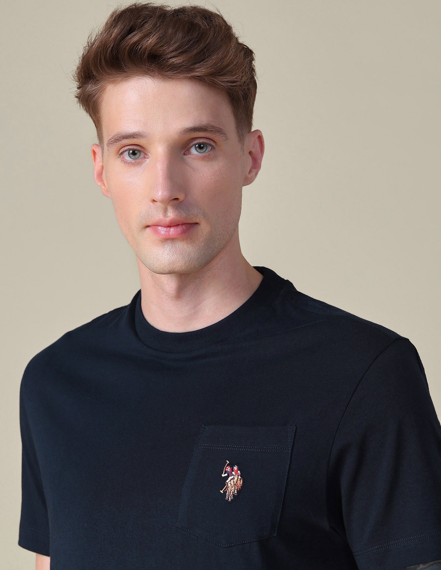 Solid Slim Fit T-Shirt Navy - U.S. POLO ASSN. | Large