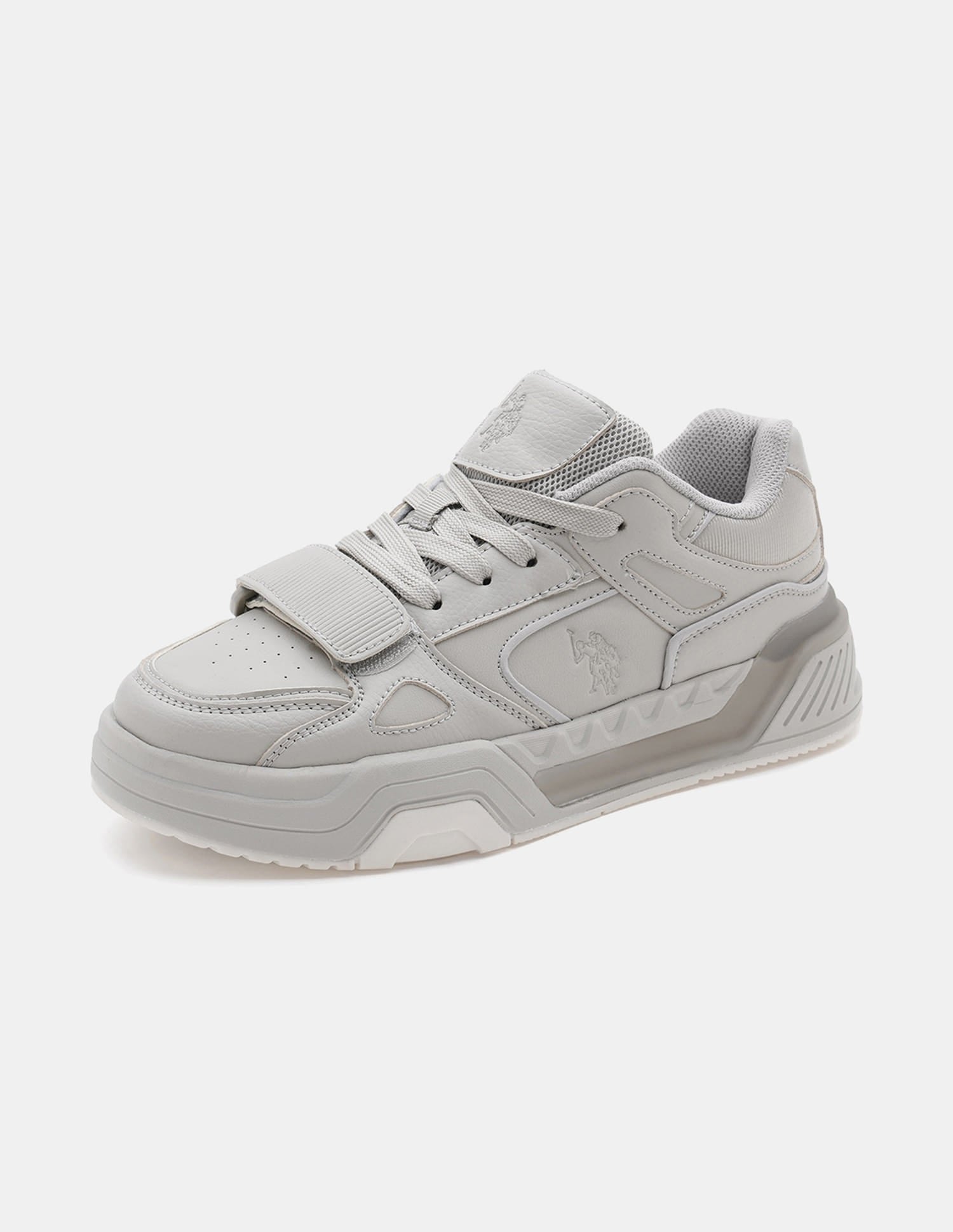 Men Low Top Mark Sneakers Beige - U.S. Polo Assn. India | Large